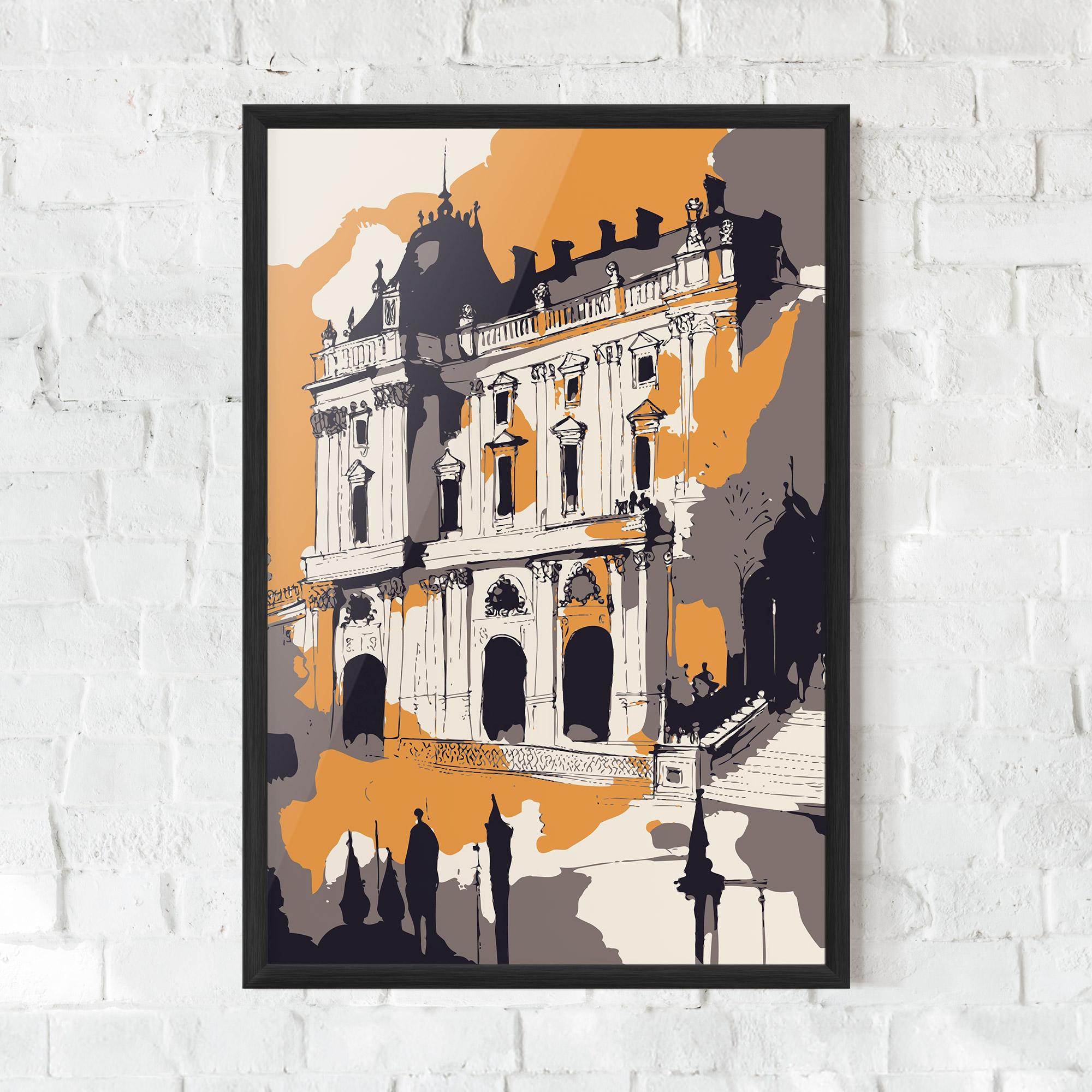 Poster Înrămat Palace Of Versailles mockup 0