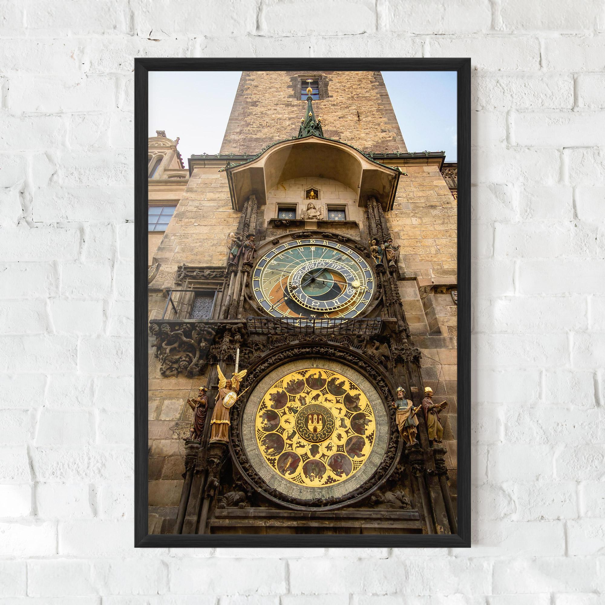 Poster Înrămat Prague Clock mockup 0