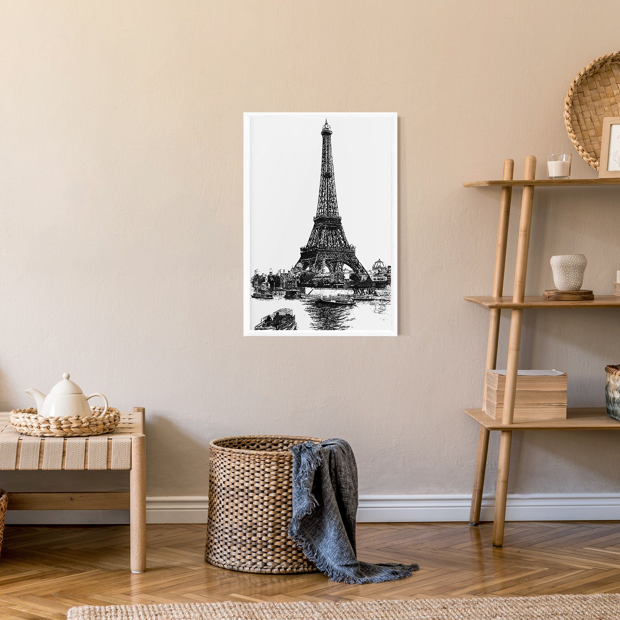 Eiffel Tower Drawing mockup 9