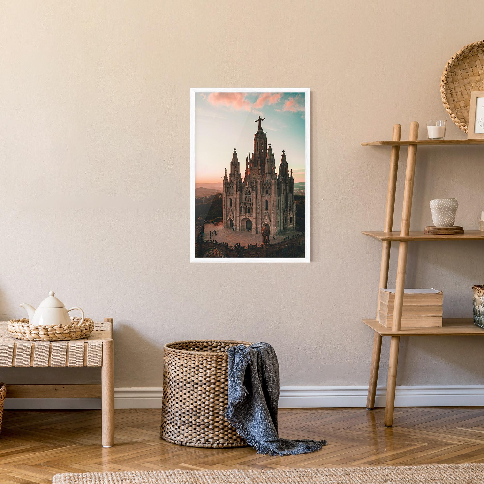 Poster Înrămat Tibidabo Barcelona mockup 9