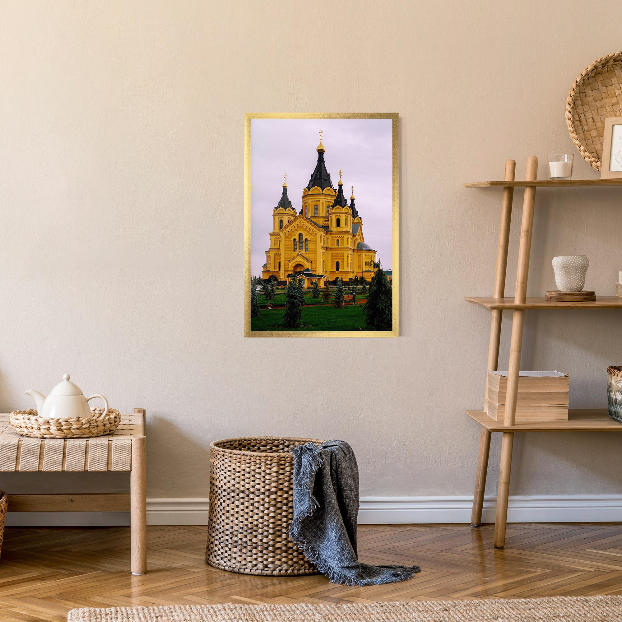 Poster Înrămat Nevsky Cathedral mockup 9