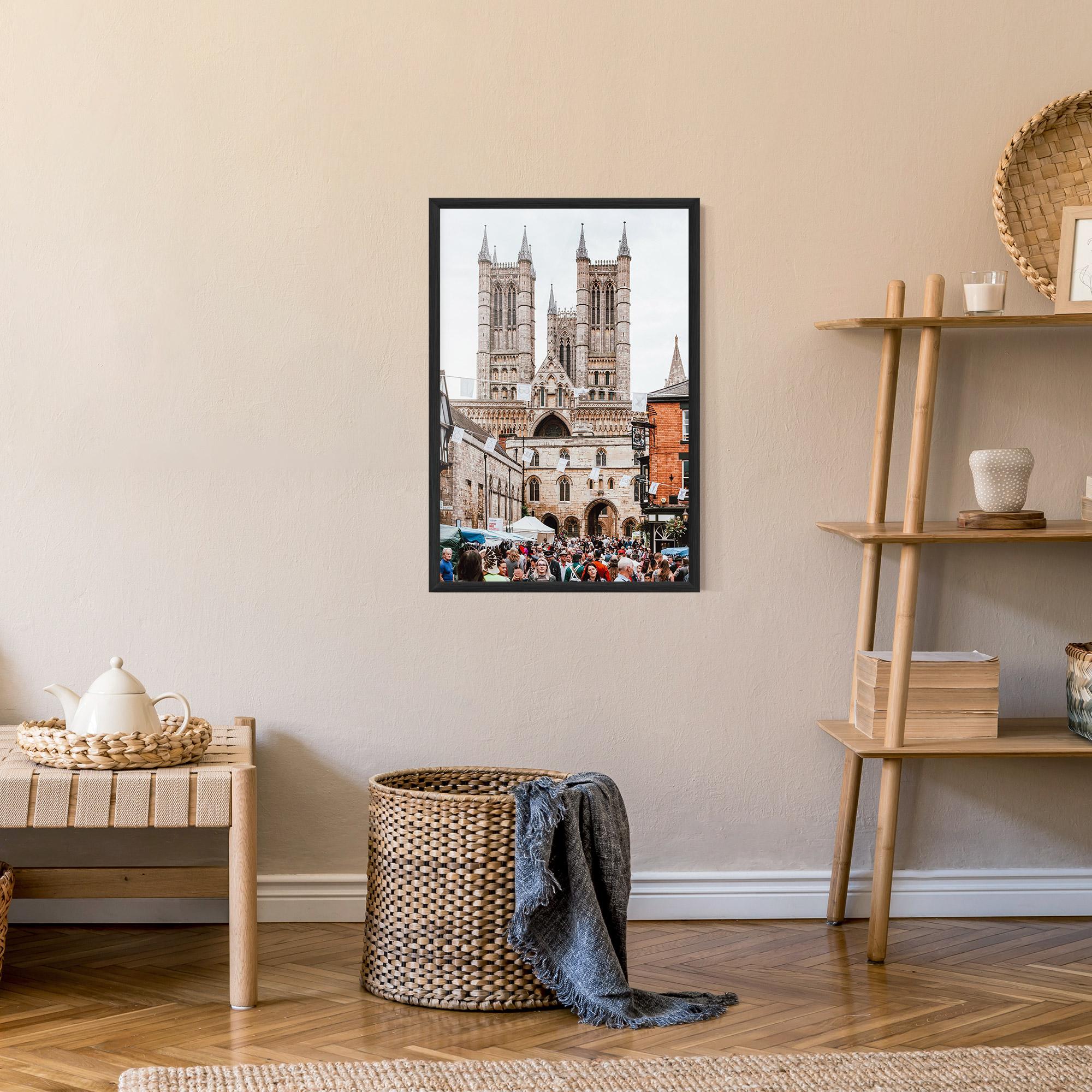 Poster Înrămat Lincoln Cathedral mockup 9