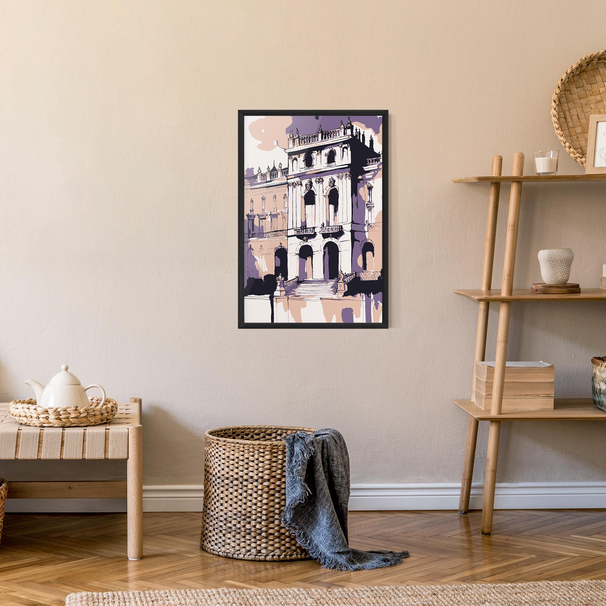 Poster Înrămat Palace Of Versailles Art mockup 9