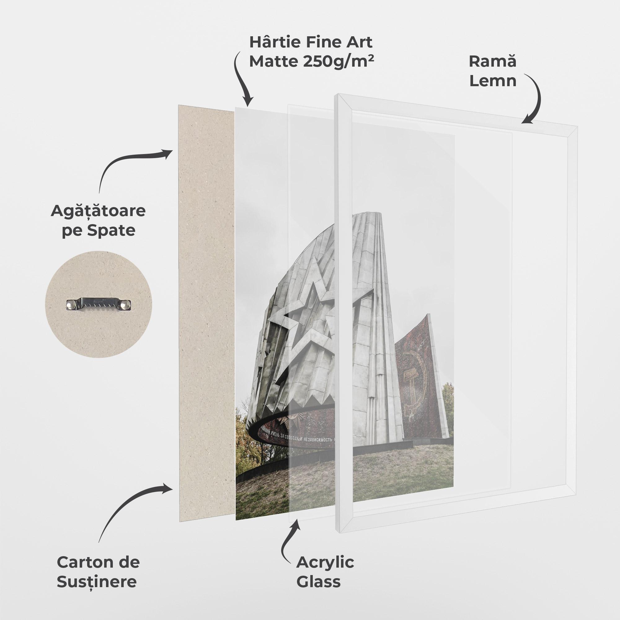 Poster Înrămat Monument Of Glory mockup 1