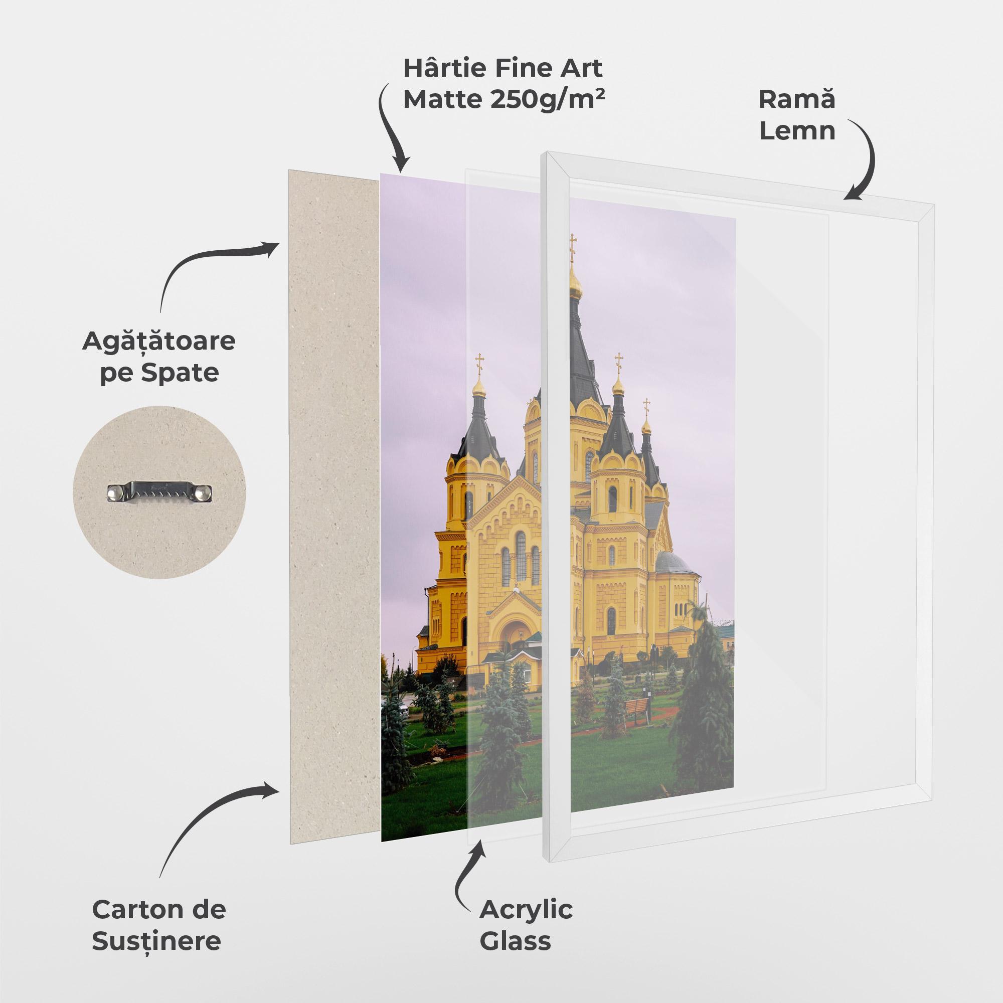 Poster Înrămat Nevsky Cathedral mockup 1