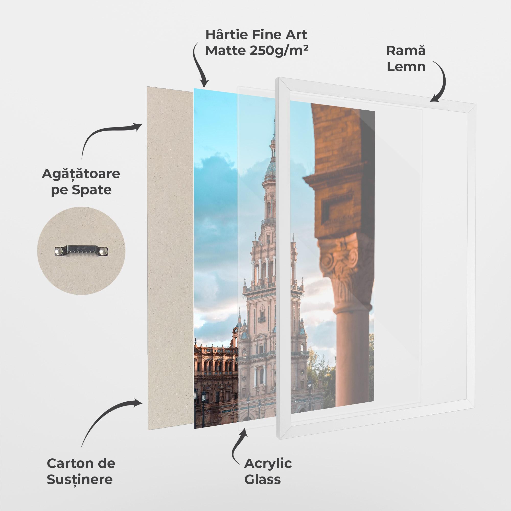 Poster Înrămat Seville Spain mockup 1