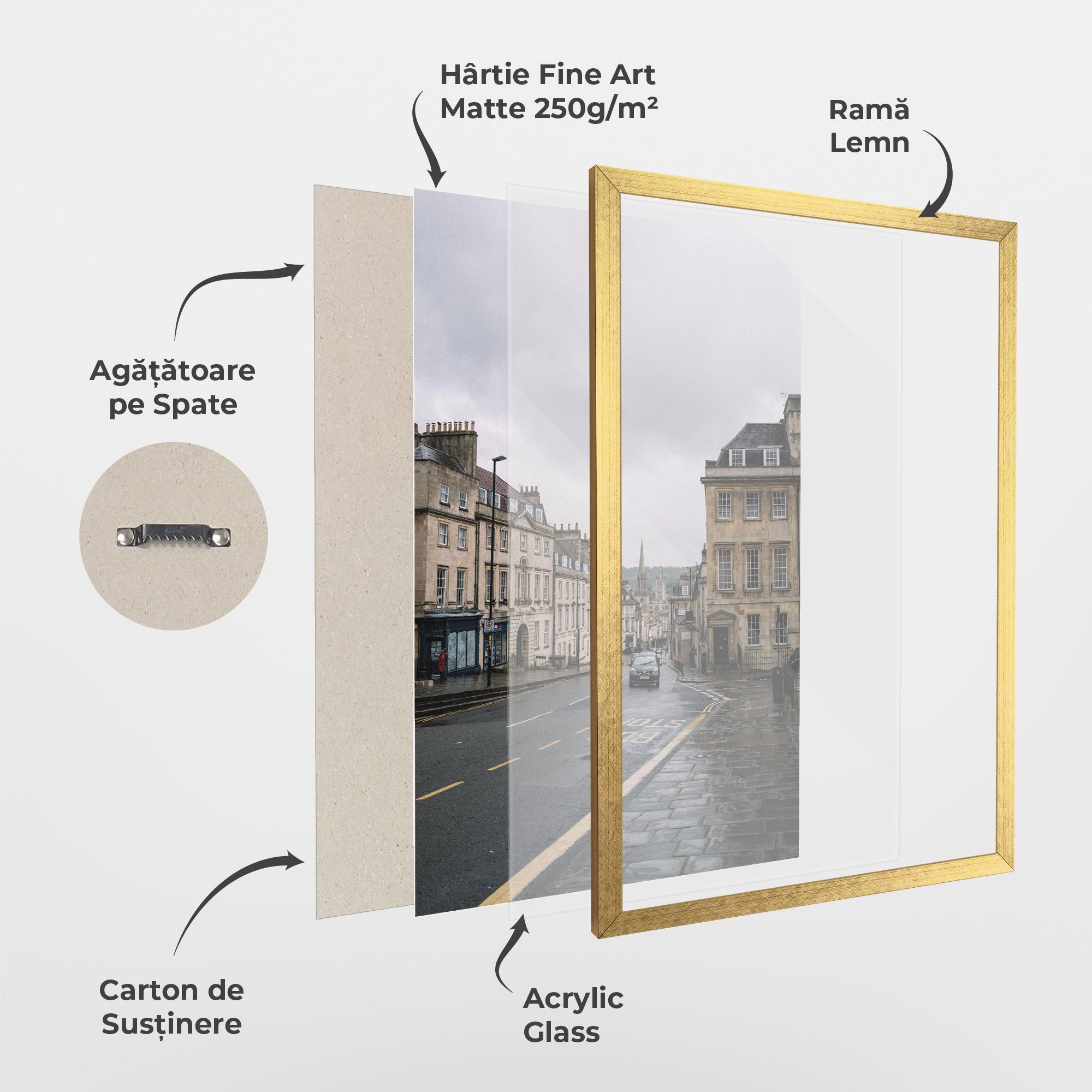 Poster Înrămat England Street mockup 1