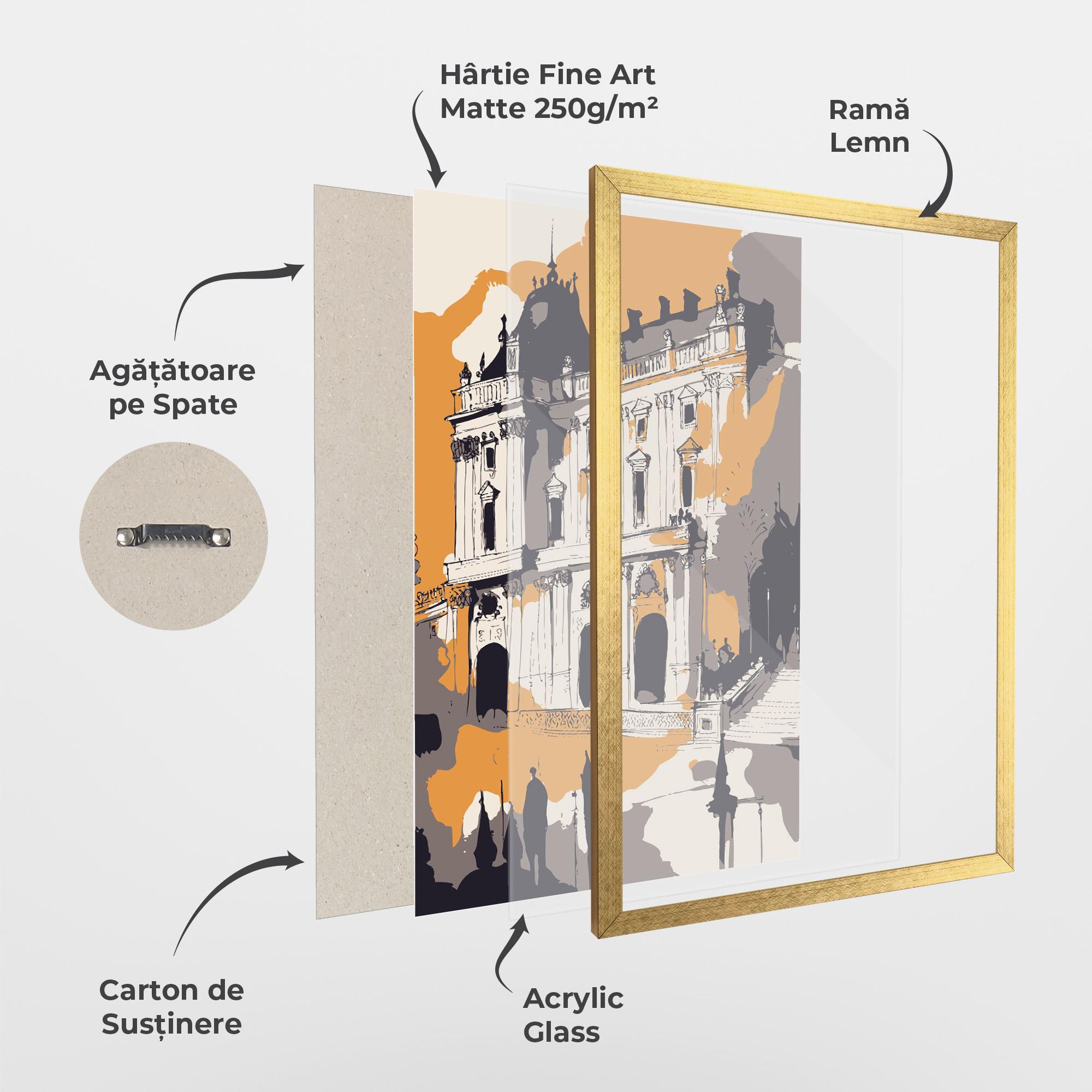 Poster Înrămat Palace Of Versailles mockup 1