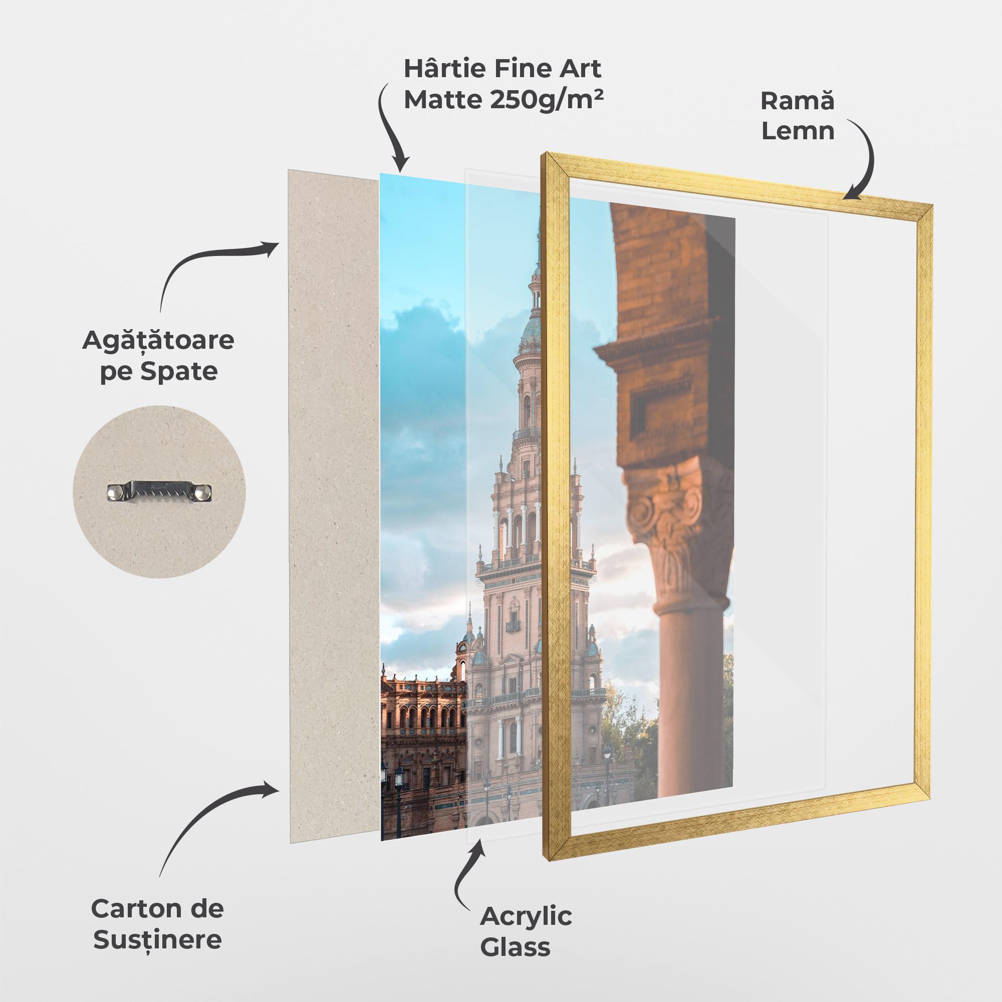 Poster Înrămat Seville Spain mockup 1