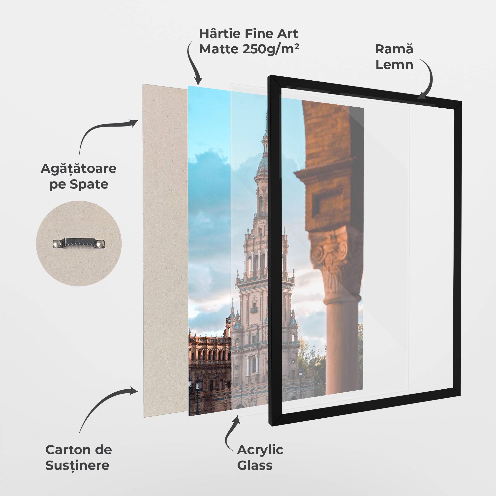 Poster Înrămat Seville Spain mockup 1