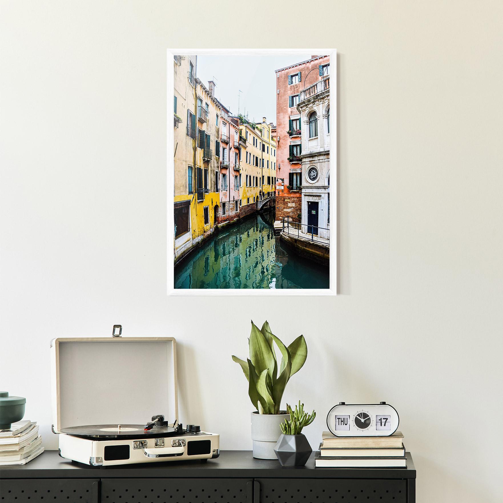 Poster Înrămat Colorful Water Building mockup 2