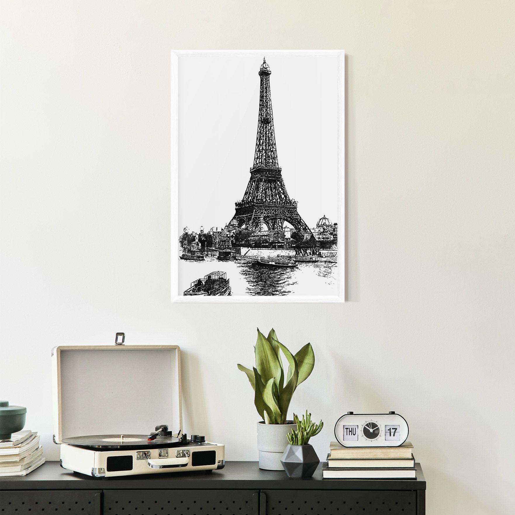 Eiffel Tower Drawing mockup 2