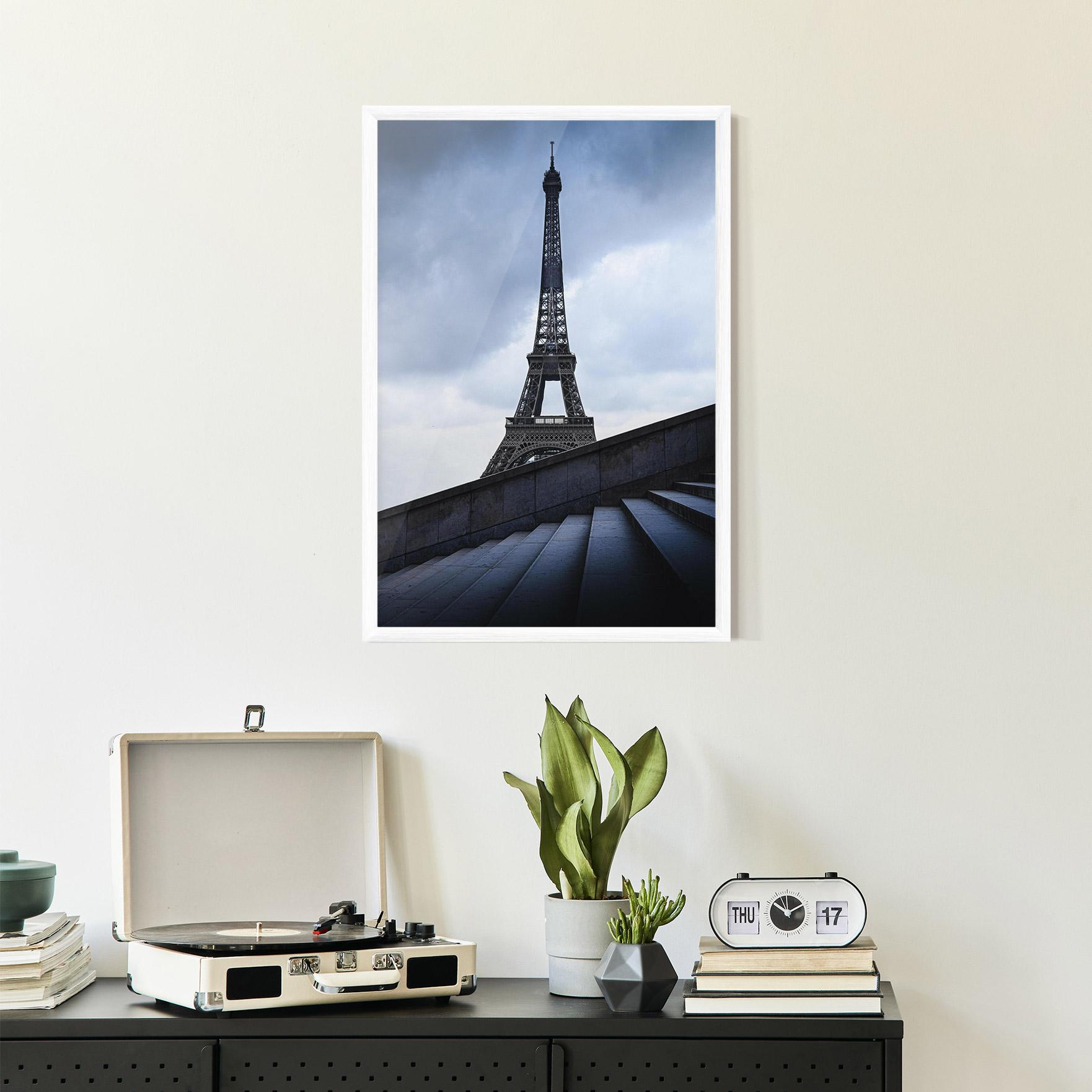 Poster Înrămat Eiffel Tower Stairs mockup 2