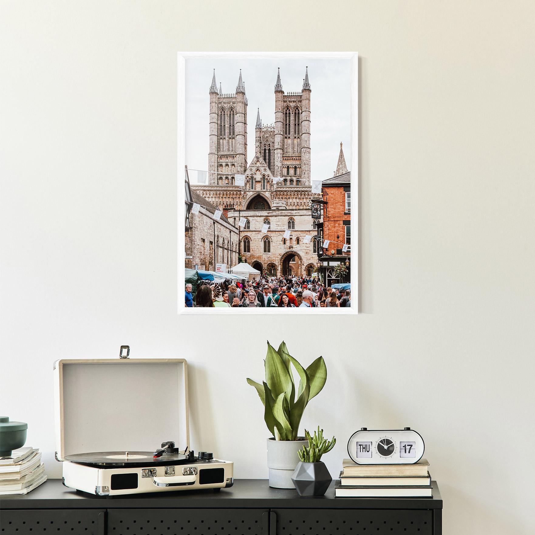 Poster Înrămat Lincoln Cathedral mockup 2