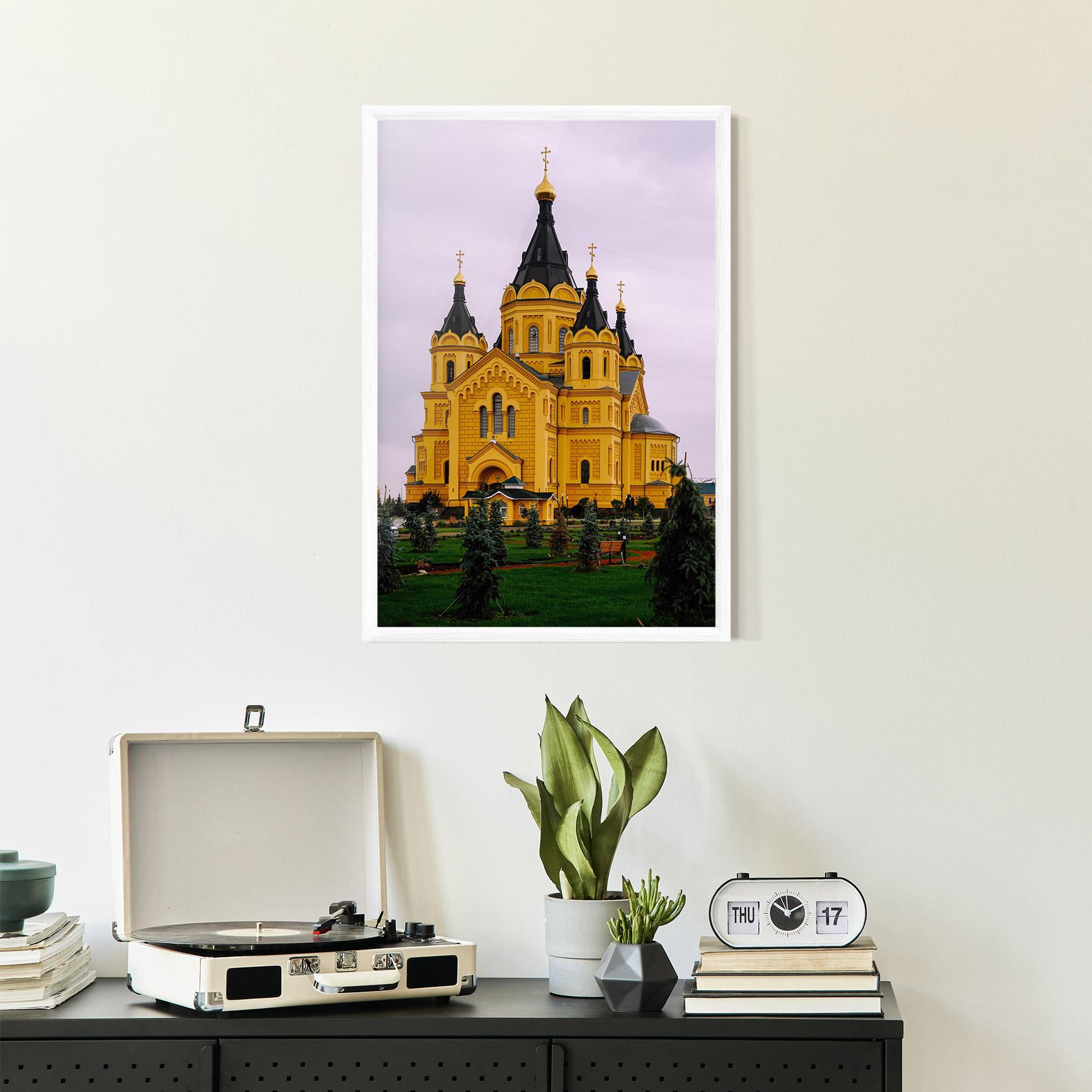 Poster Înrămat Nevsky Cathedral mockup 2