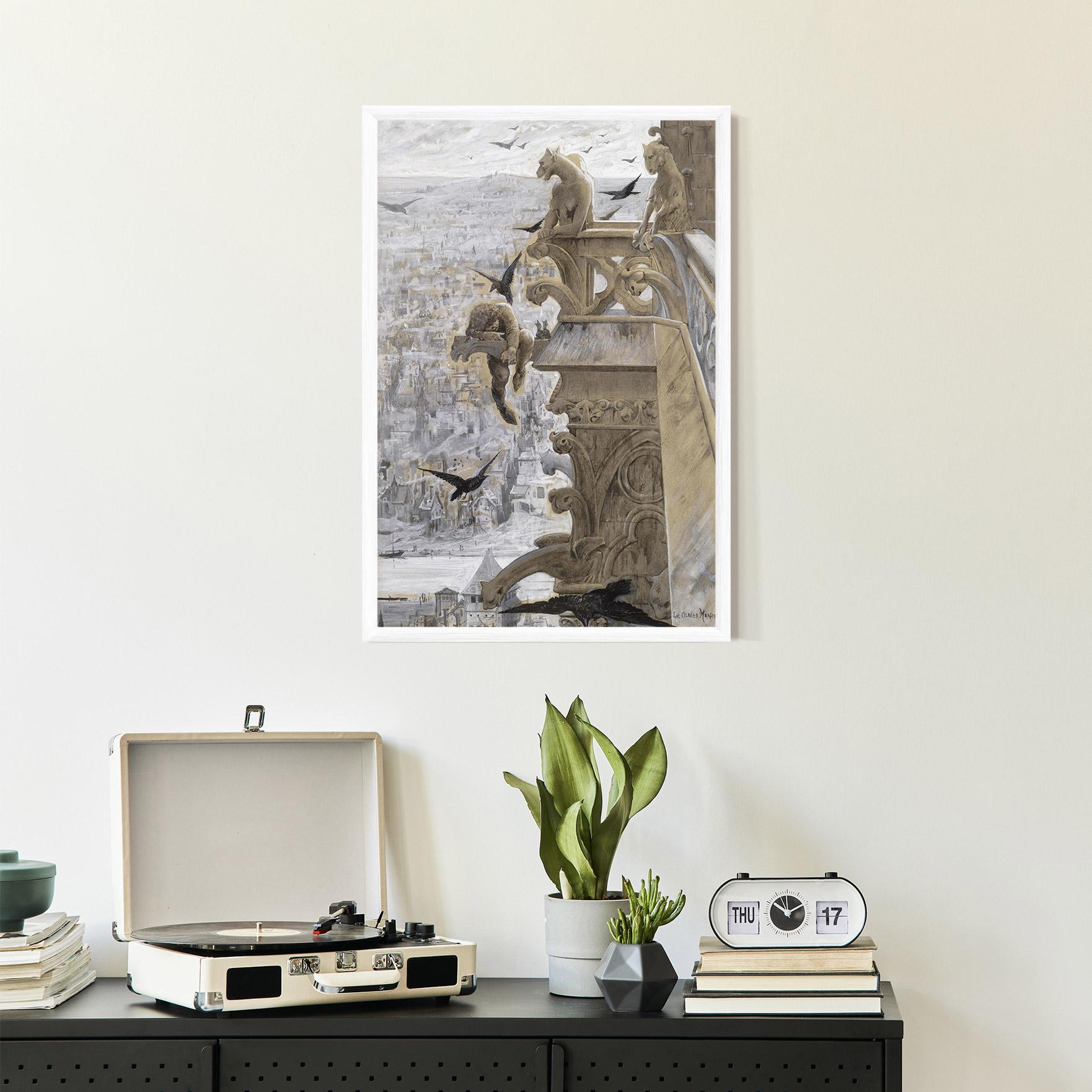 Poster Înrămat Notre Dame mockup 2