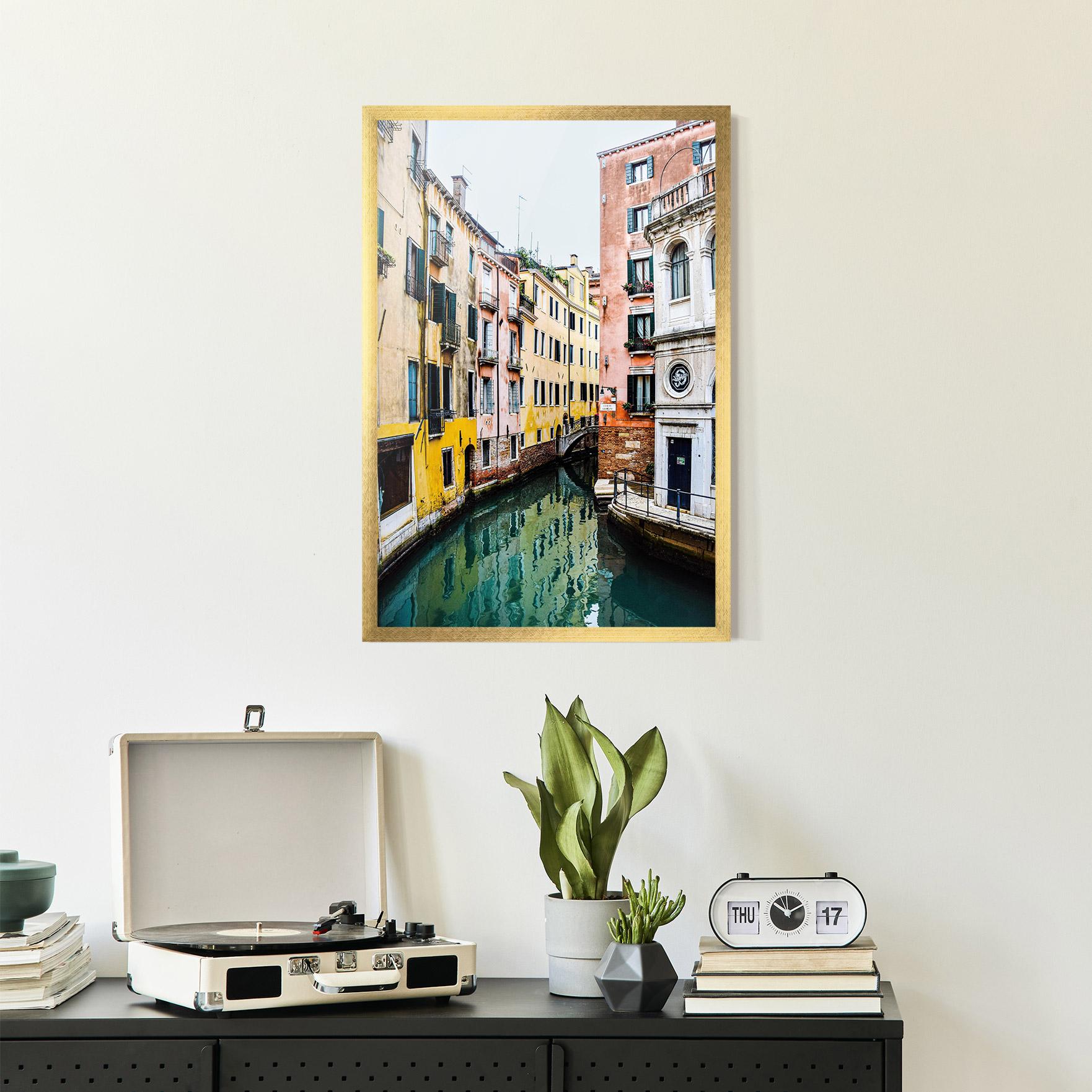 Poster Înrămat Colorful Water Building mockup 2