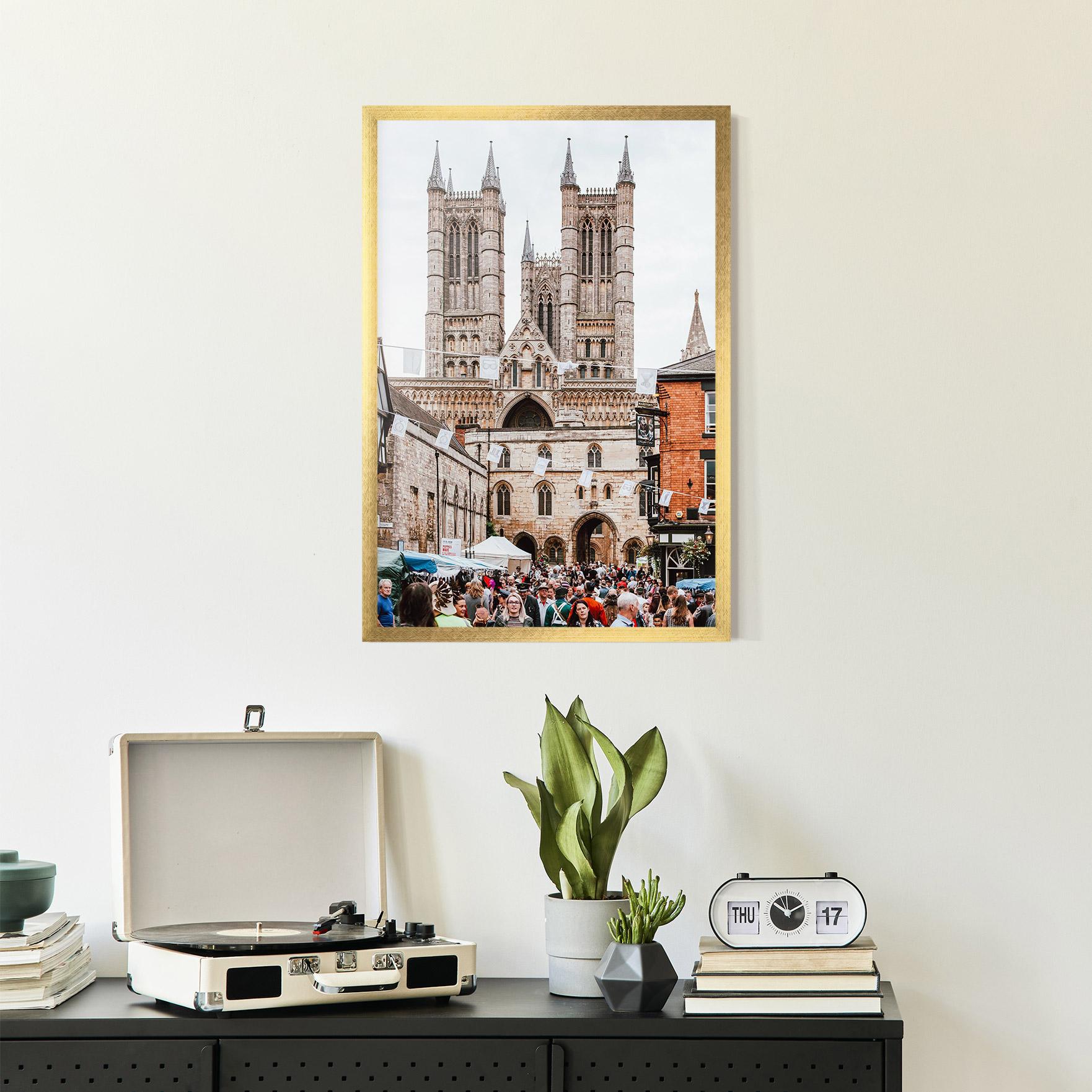Poster Înrămat Lincoln Cathedral mockup 2