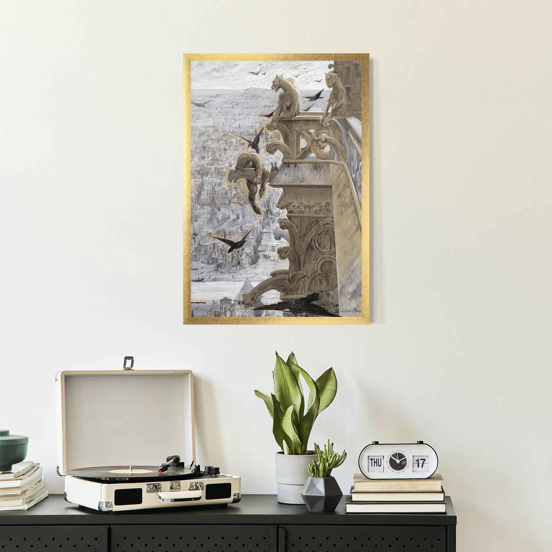 Poster Înrămat Notre Dame mockup 2