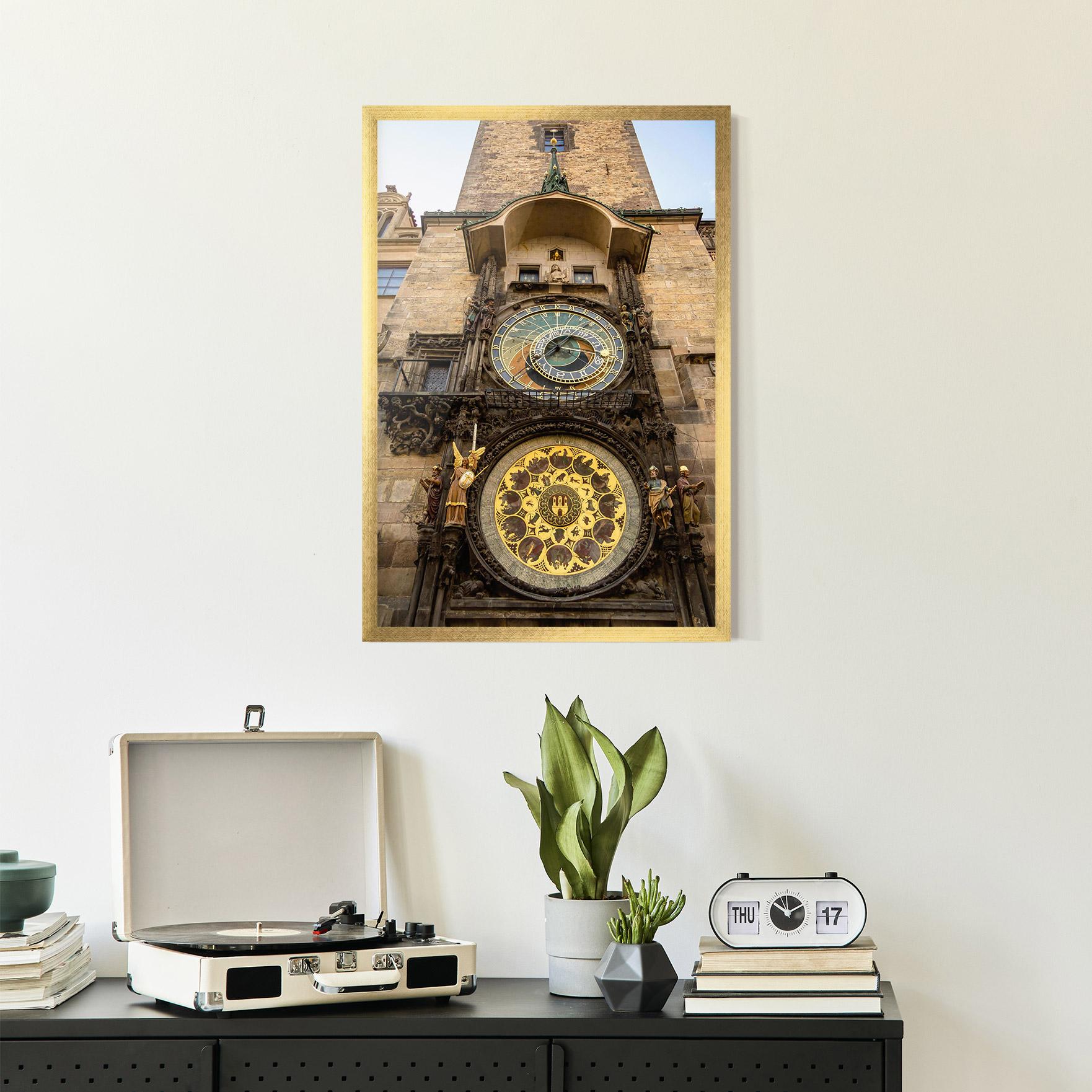 Poster Înrămat Prague Clock mockup 2