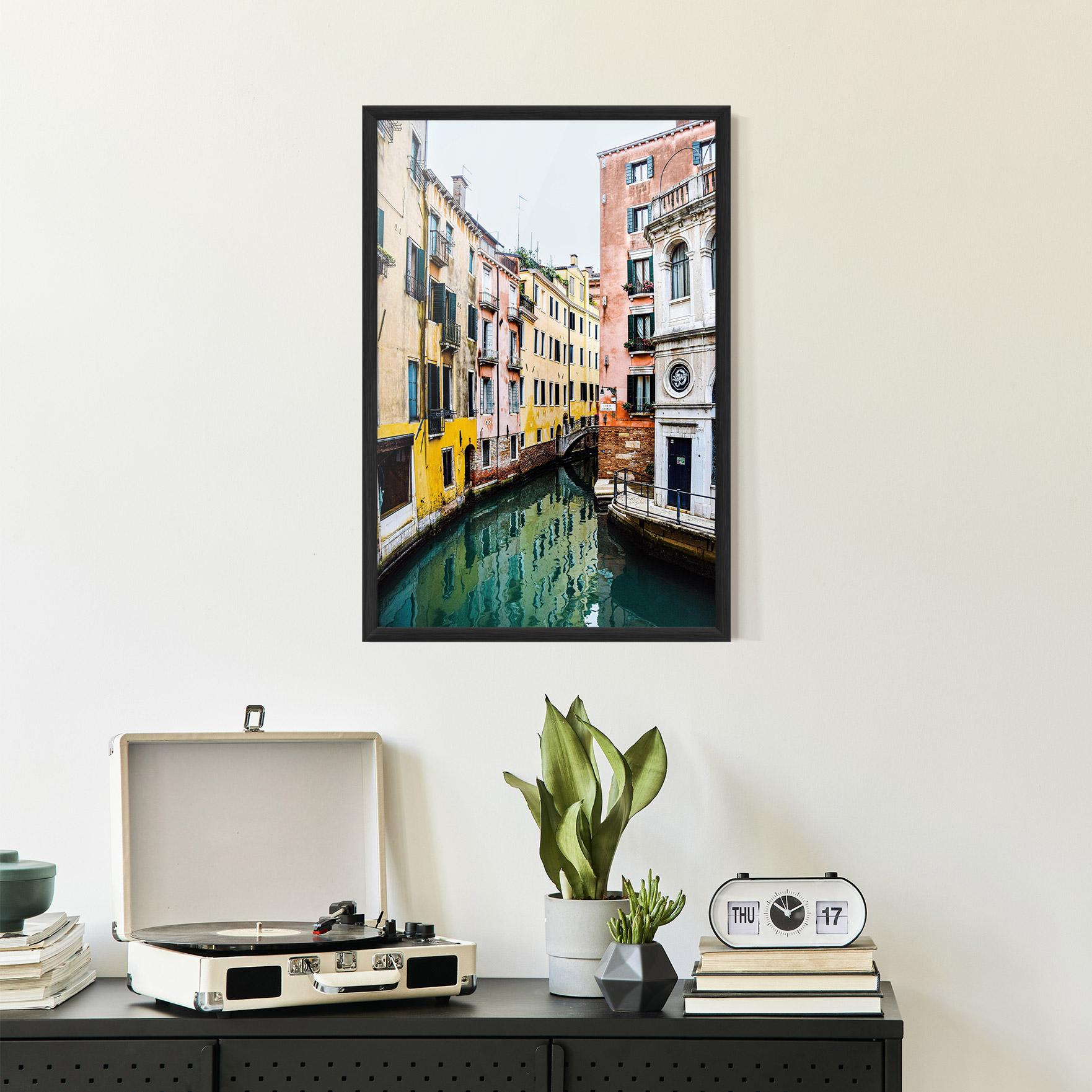 Poster Înrămat Colorful Water Building mockup 2