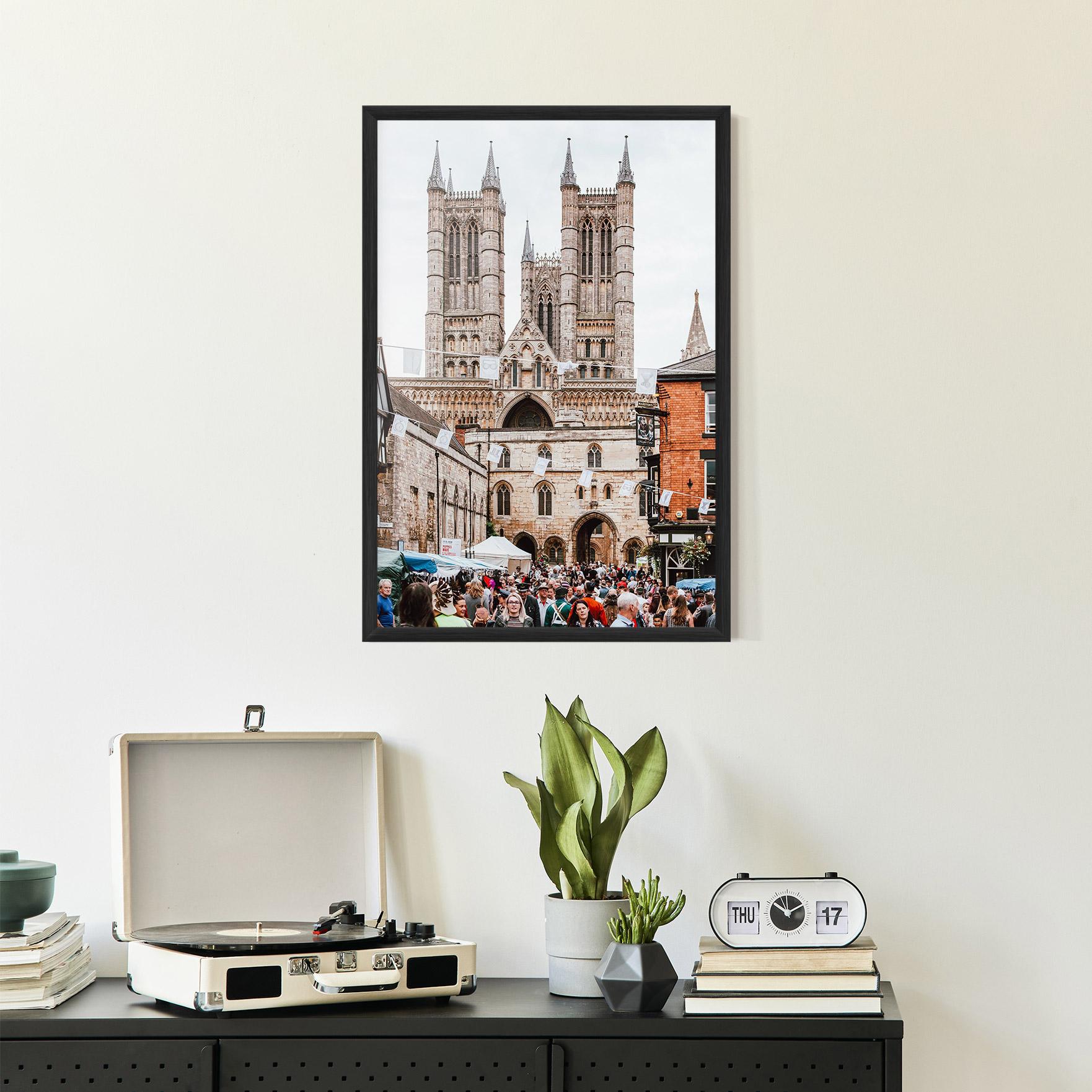 Poster Înrămat Lincoln Cathedral mockup 2