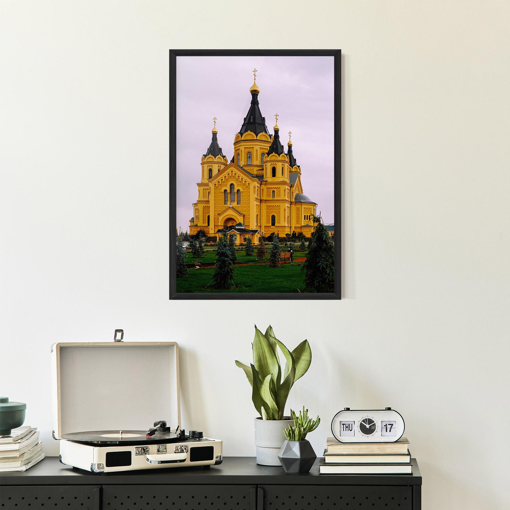 Poster Înrămat Nevsky Cathedral mockup 2