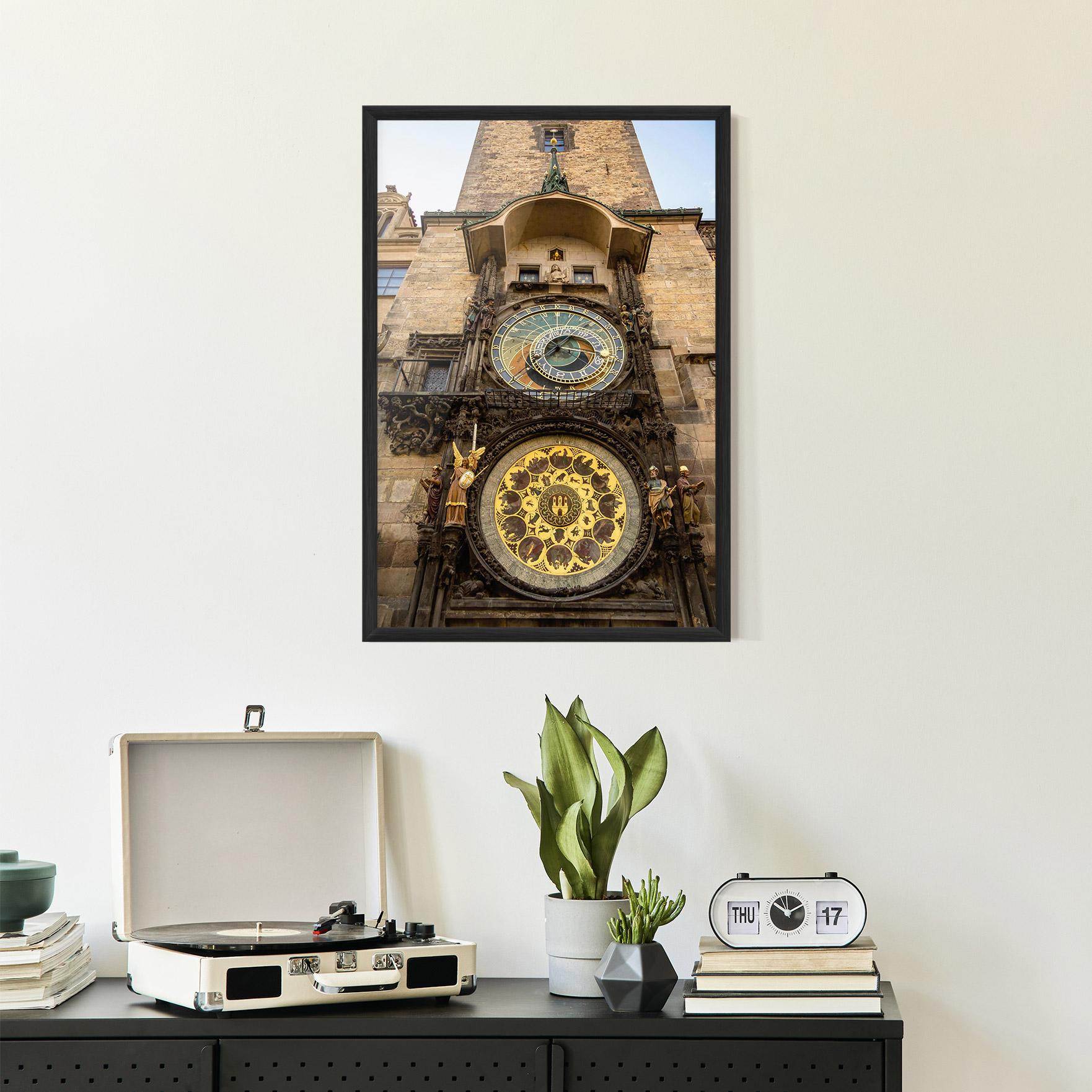 Poster Înrămat Prague Clock mockup 2