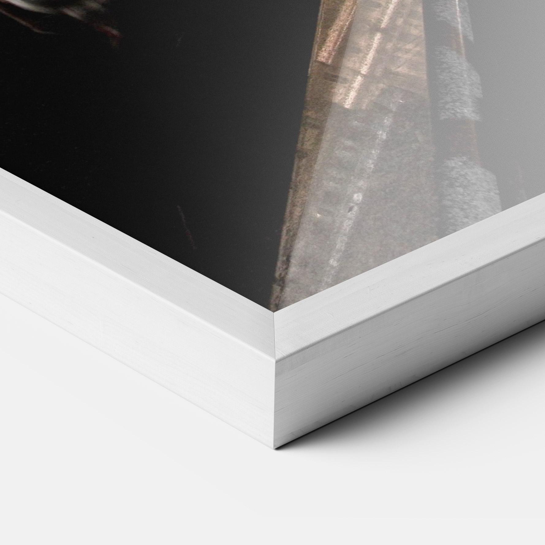 Poster Înrămat Louvre Night mockup 3