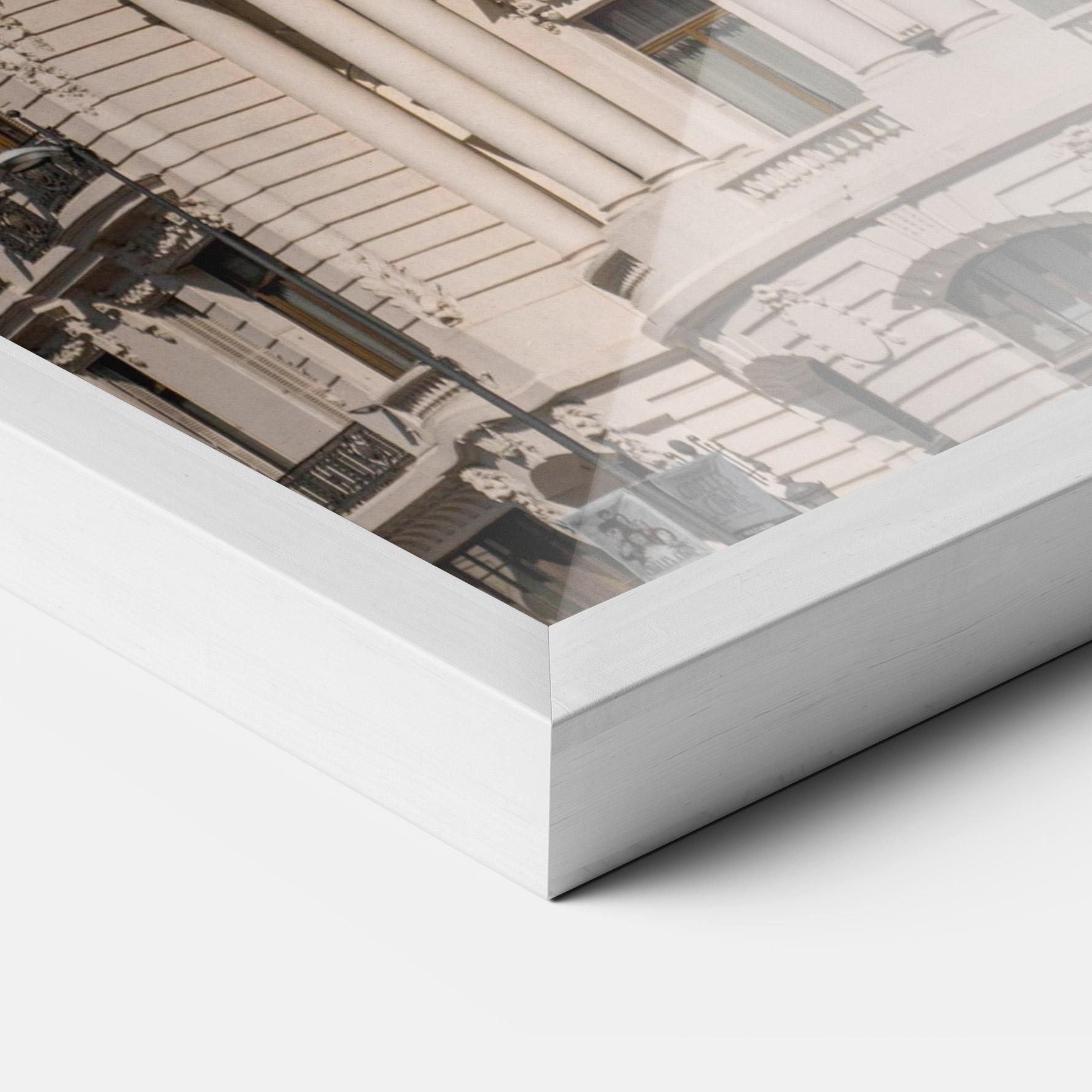 Poster Înrămat Metropolis Building mockup 3