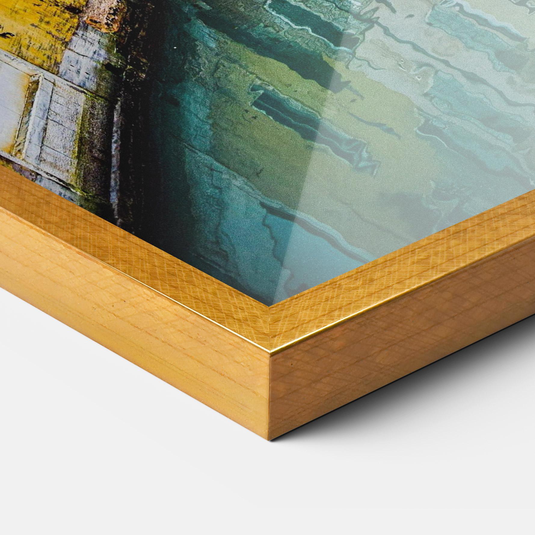 Poster Înrămat Colorful Water Building mockup 3