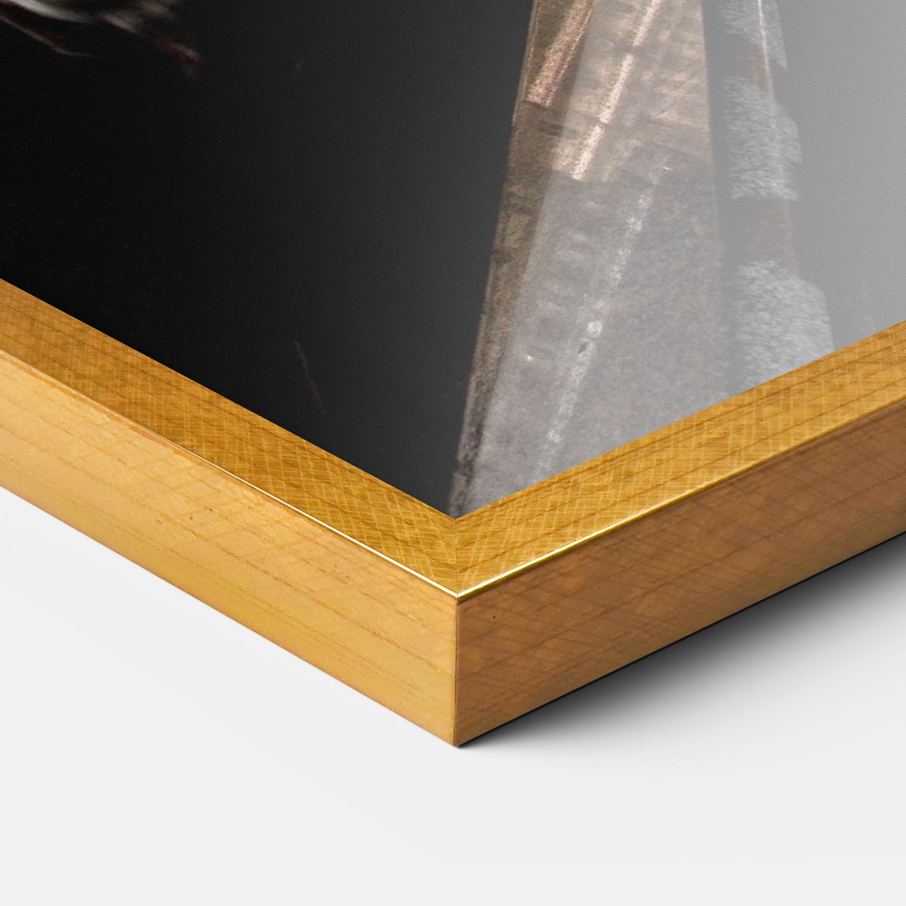 Poster Înrămat Louvre Night mockup 3