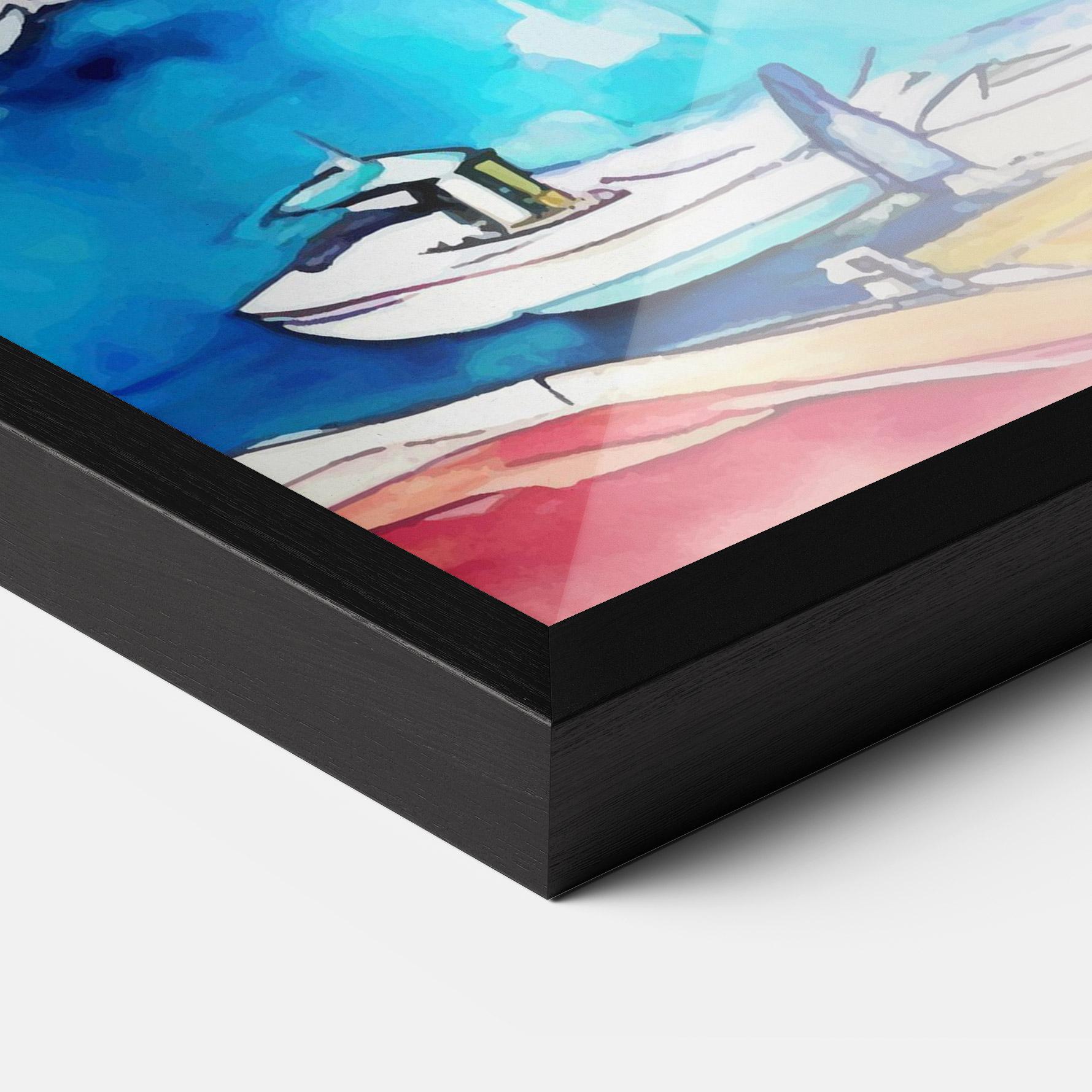 Poster Înrămat French City mockup 3