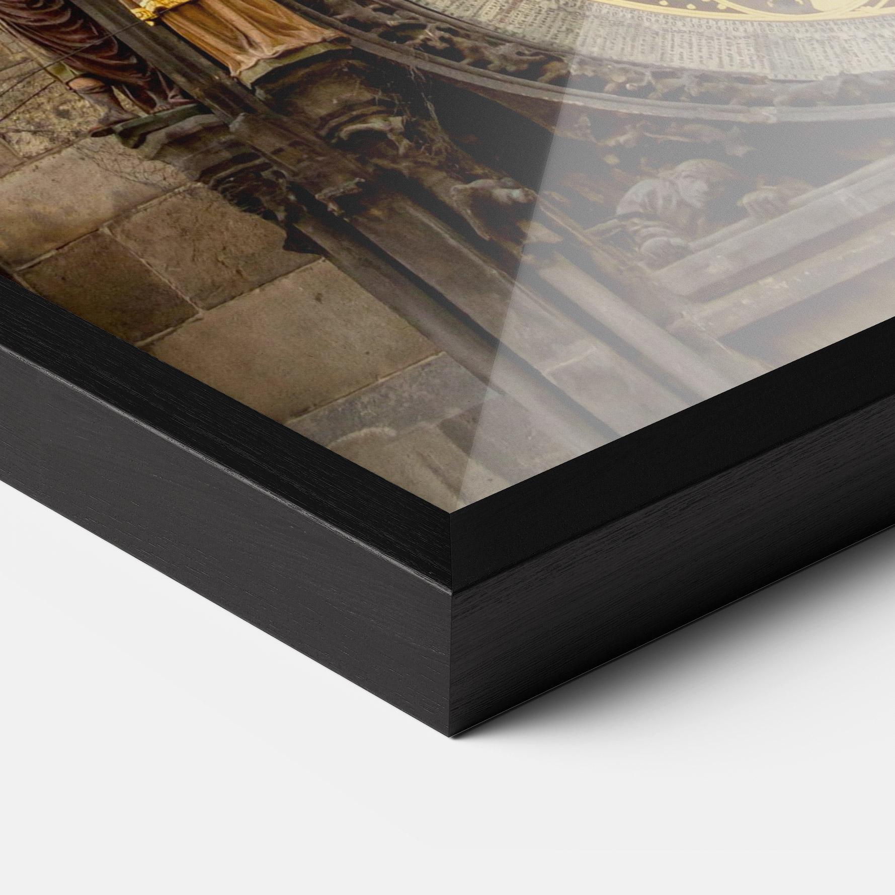 Poster Înrămat Prague Clock mockup 3