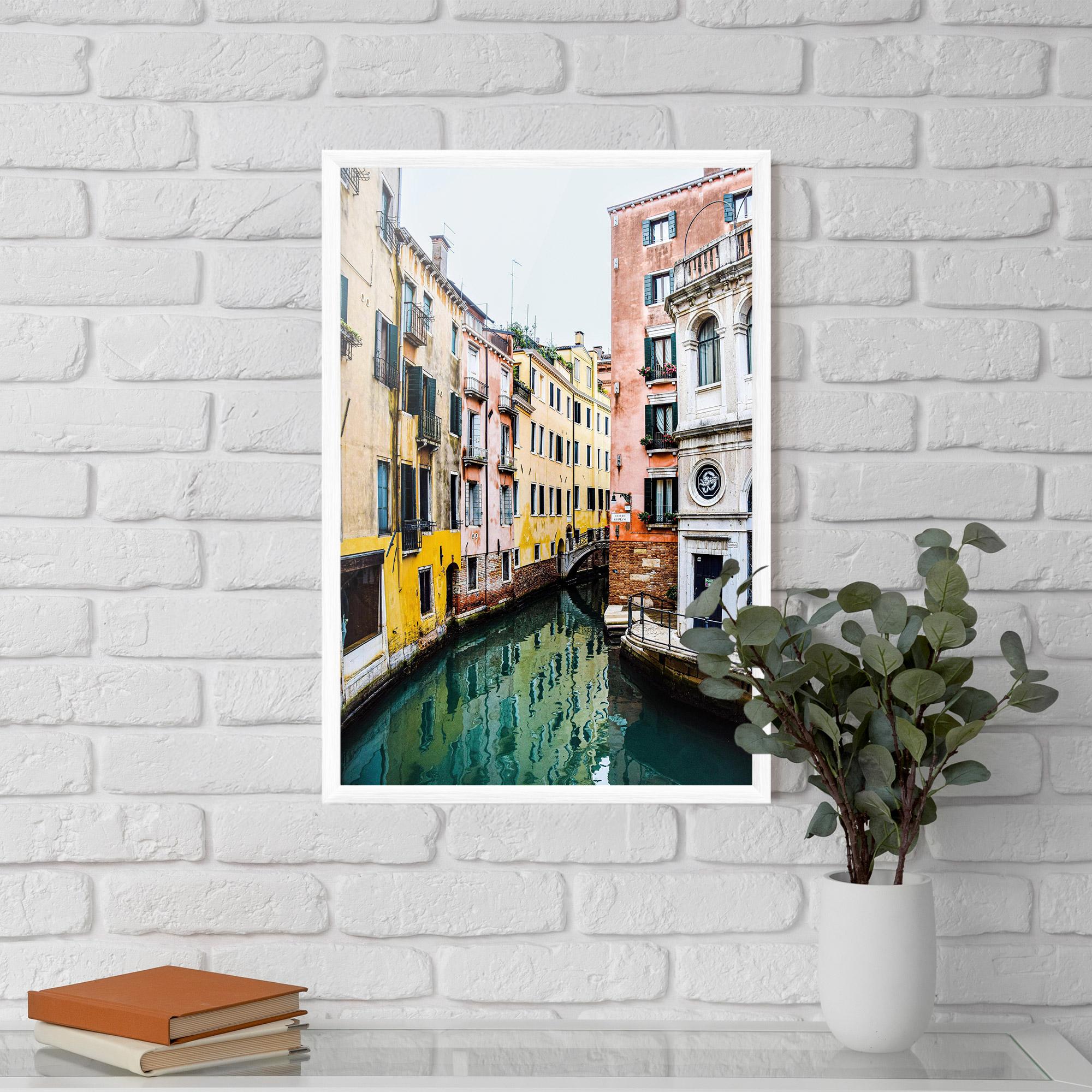 Poster Înrămat Colorful Water Building mockup 5