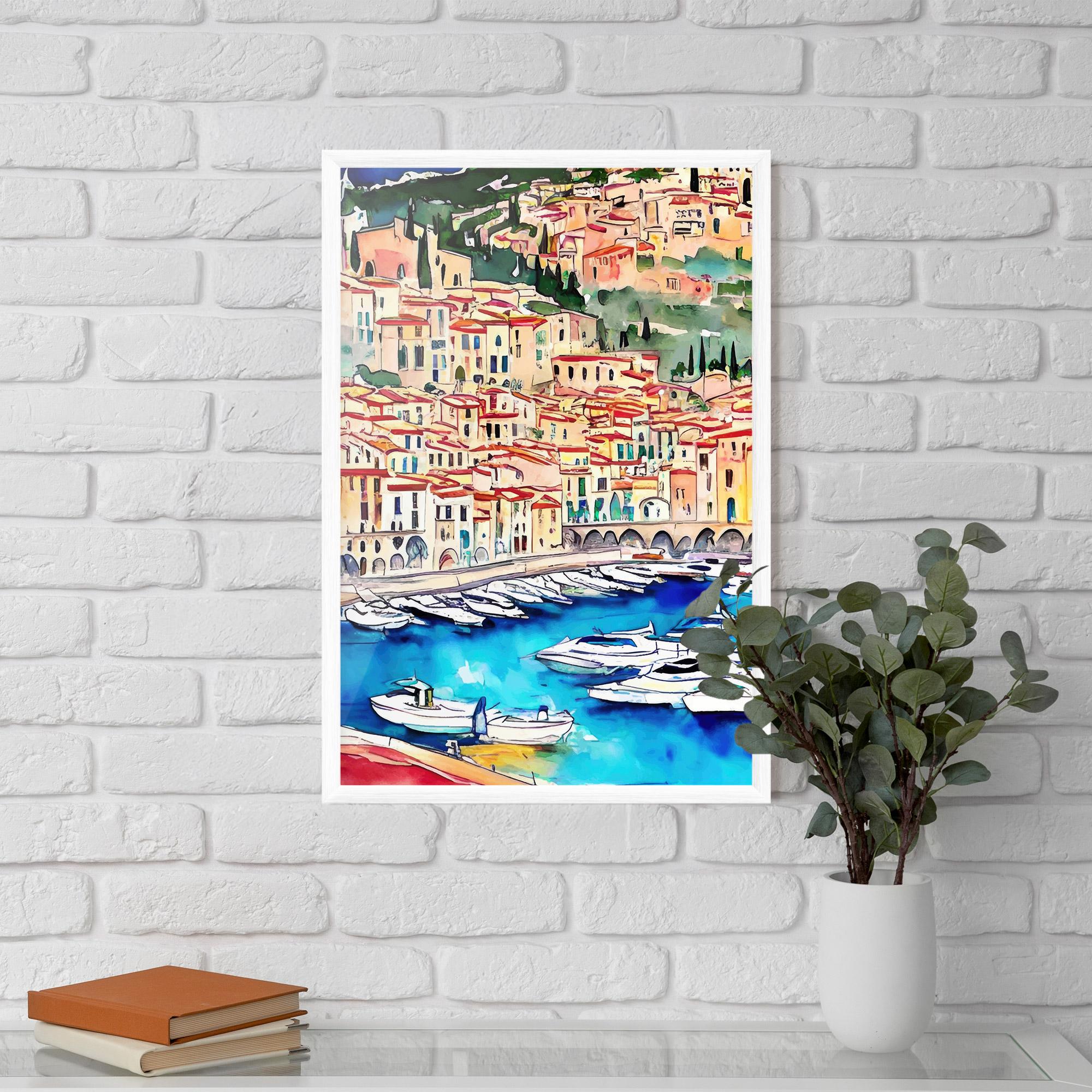 Poster Înrămat French City mockup 5