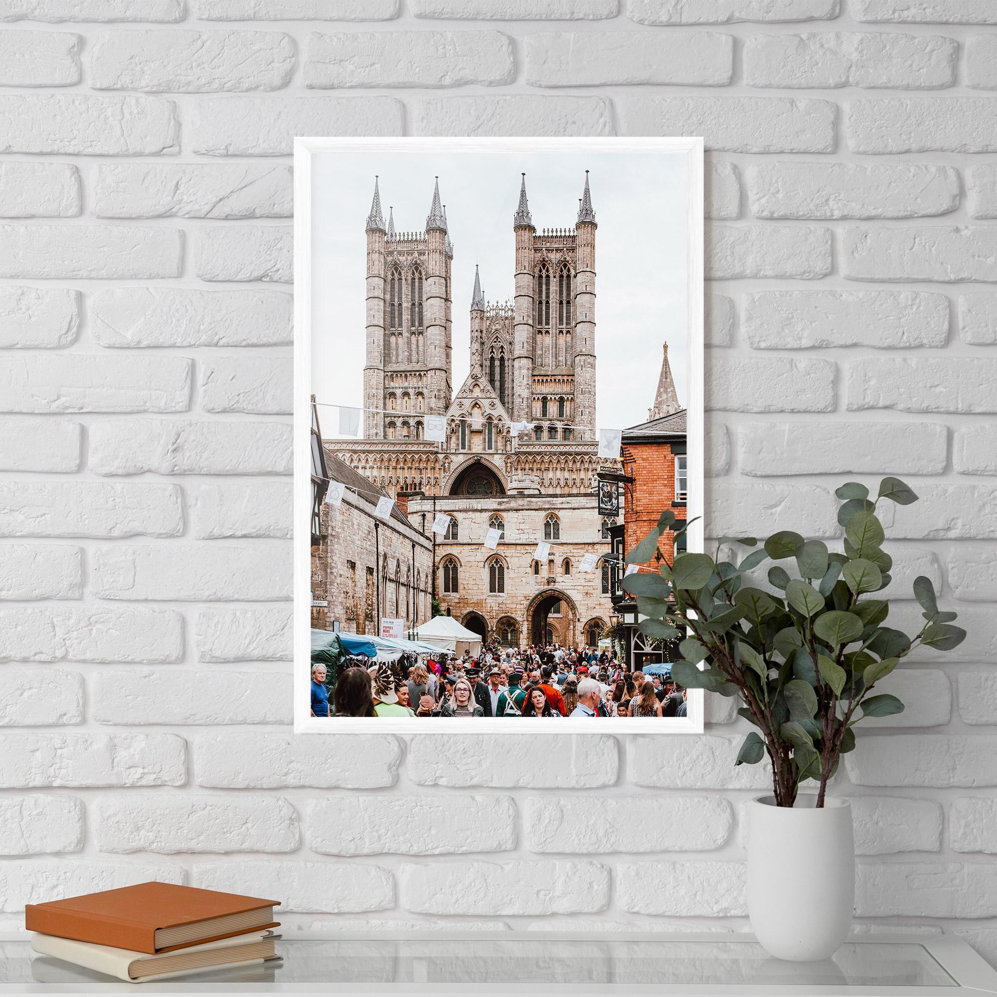 Poster Înrămat Lincoln Cathedral mockup 5