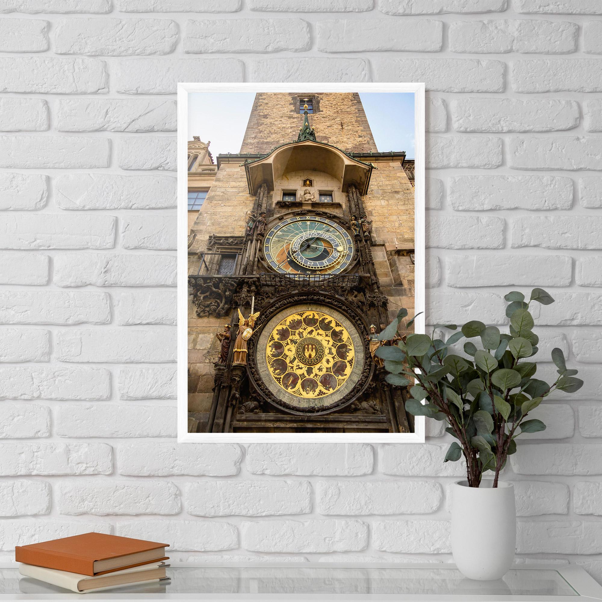 Poster Înrămat Prague Clock mockup 5