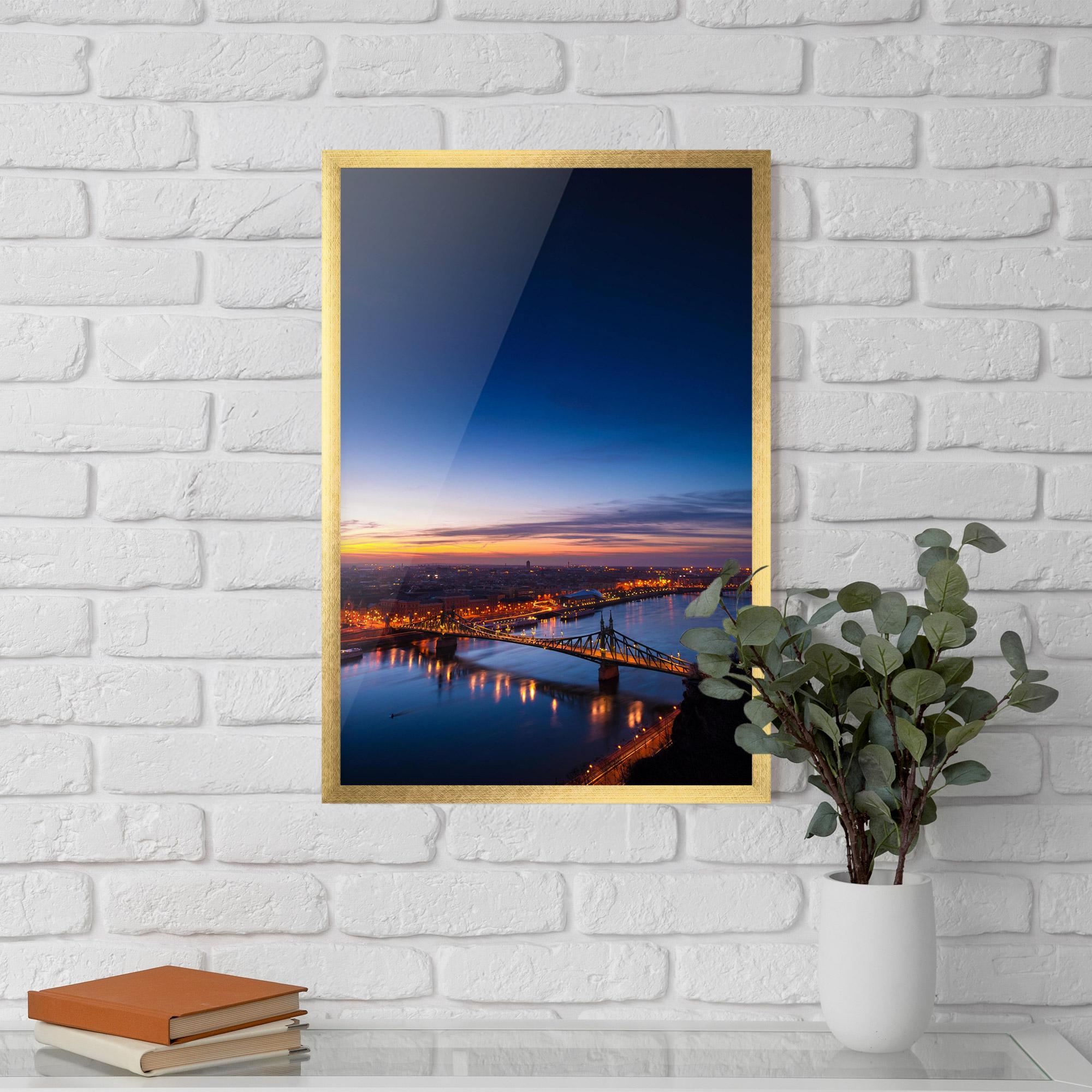 Poster Înrămat Budapest Sunset mockup 5