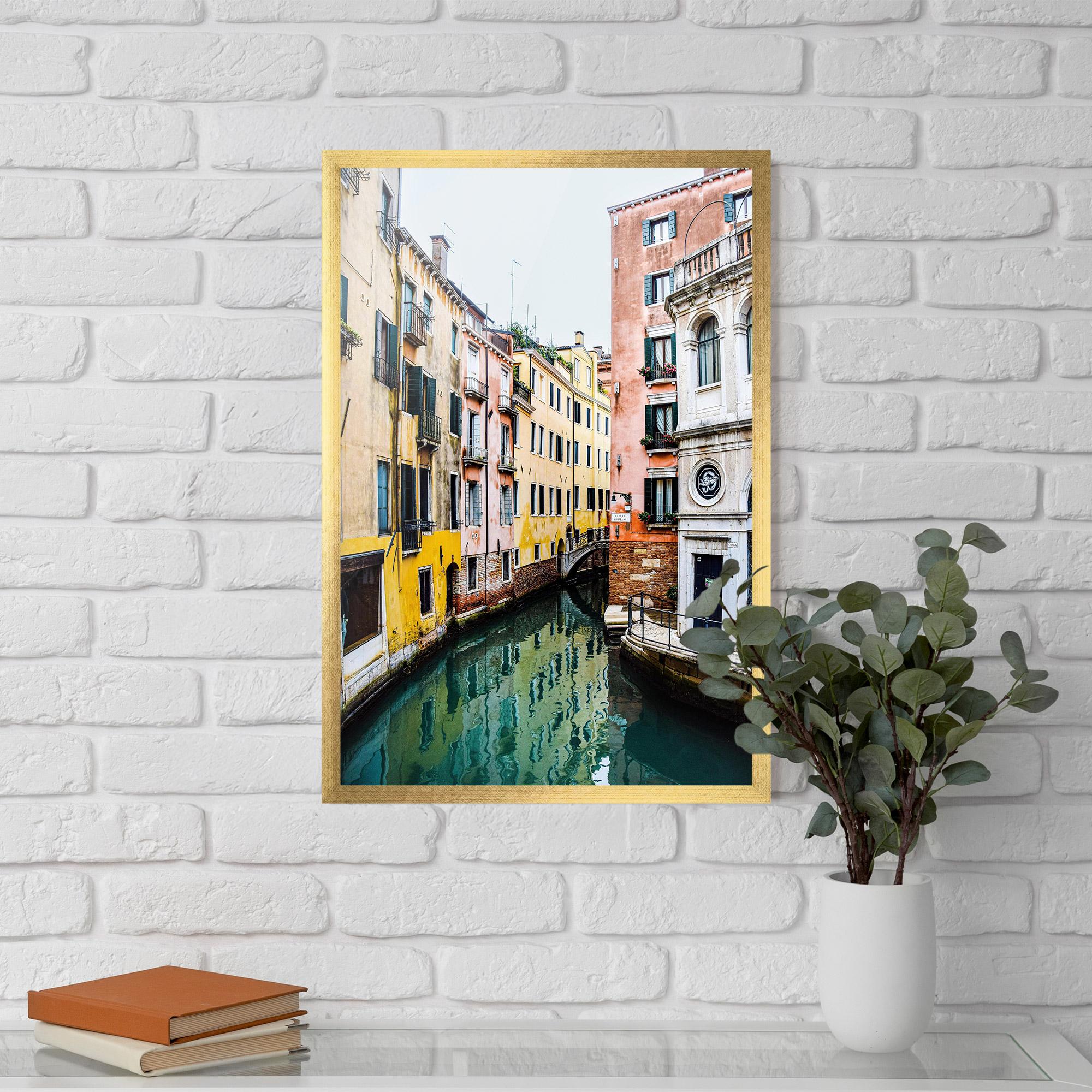 Poster Înrămat Colorful Water Building mockup 5