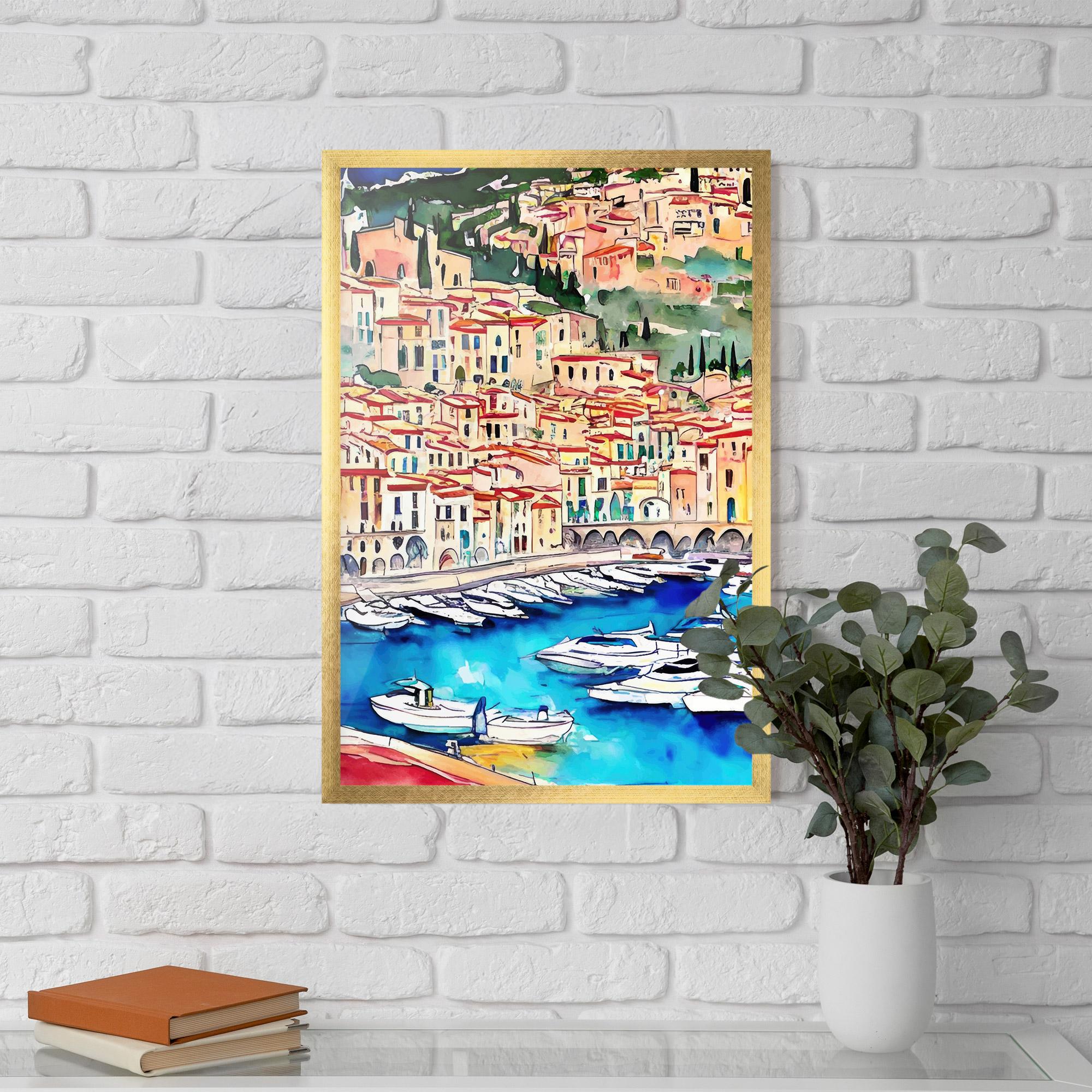 Poster Înrămat French City mockup 5