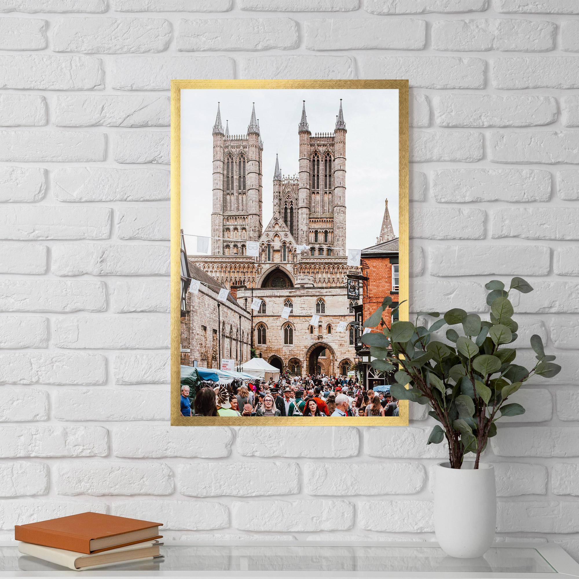 Poster Înrămat Lincoln Cathedral mockup 5
