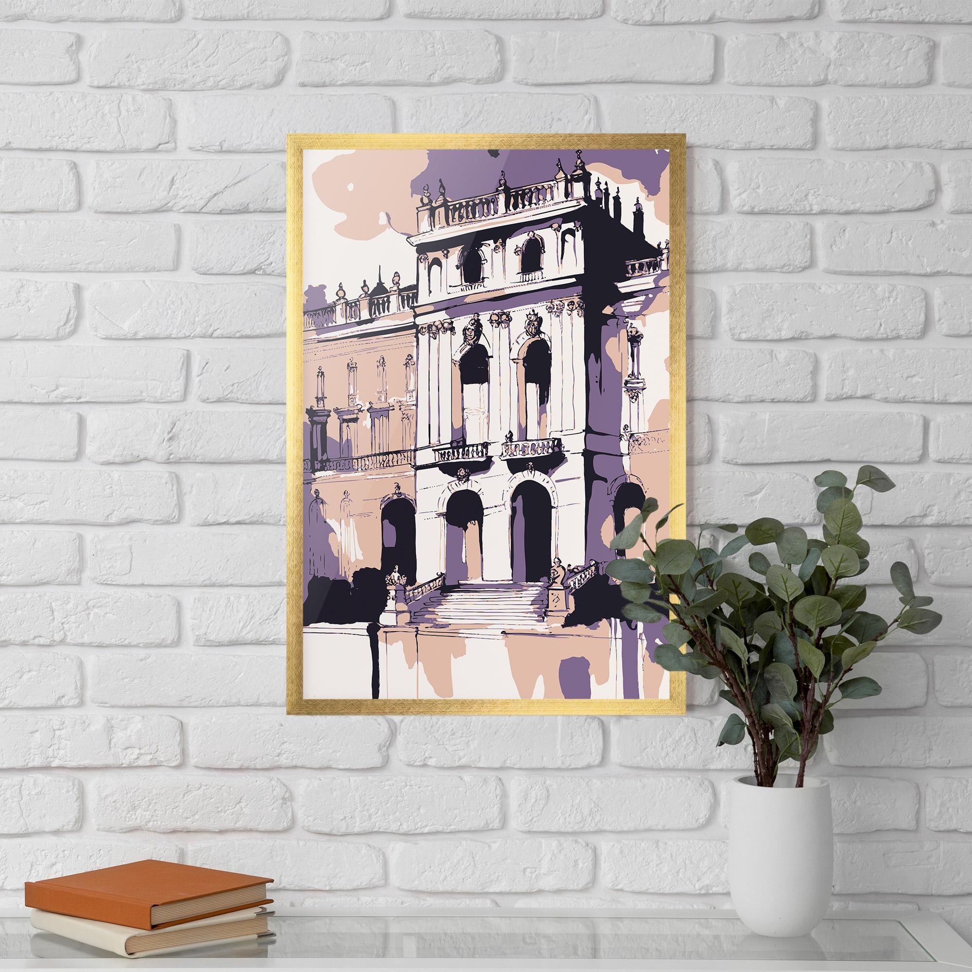 Poster Înrămat Palace Of Versailles Art mockup 5