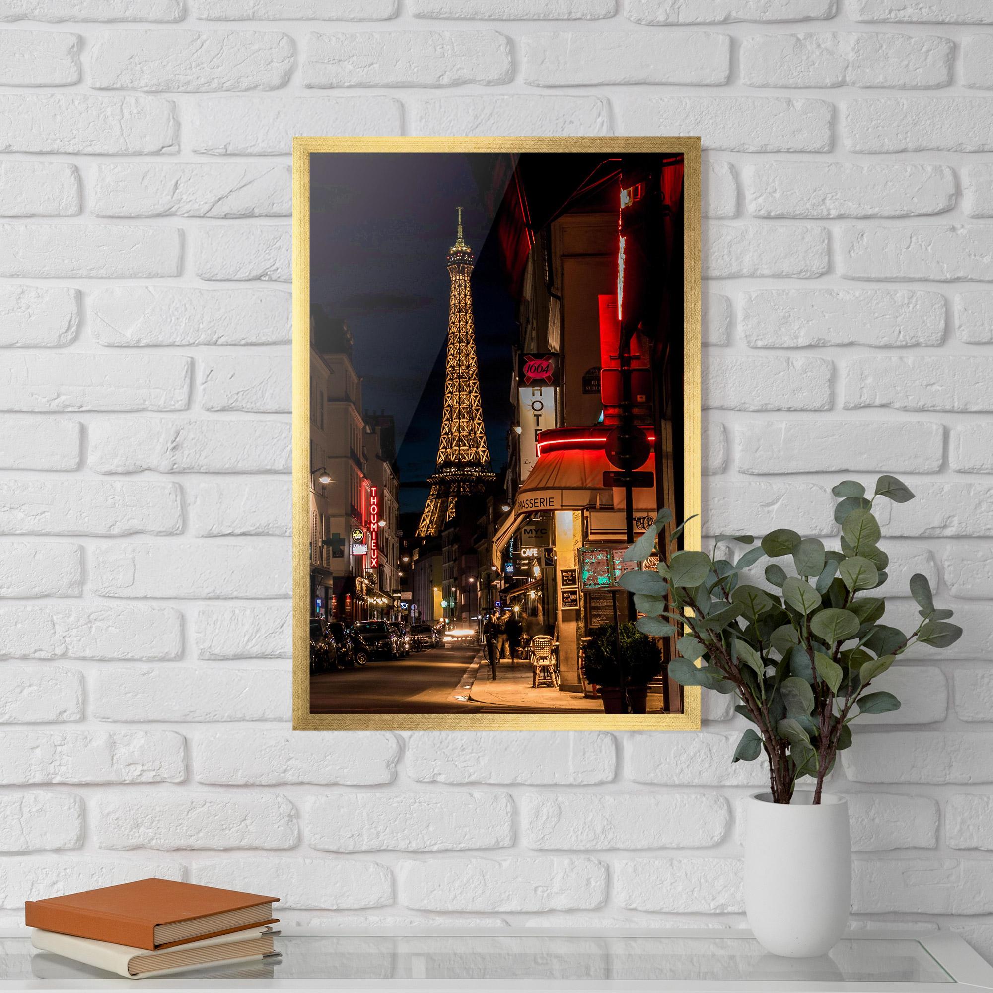 Poster Înrămat Paris Walk mockup 5