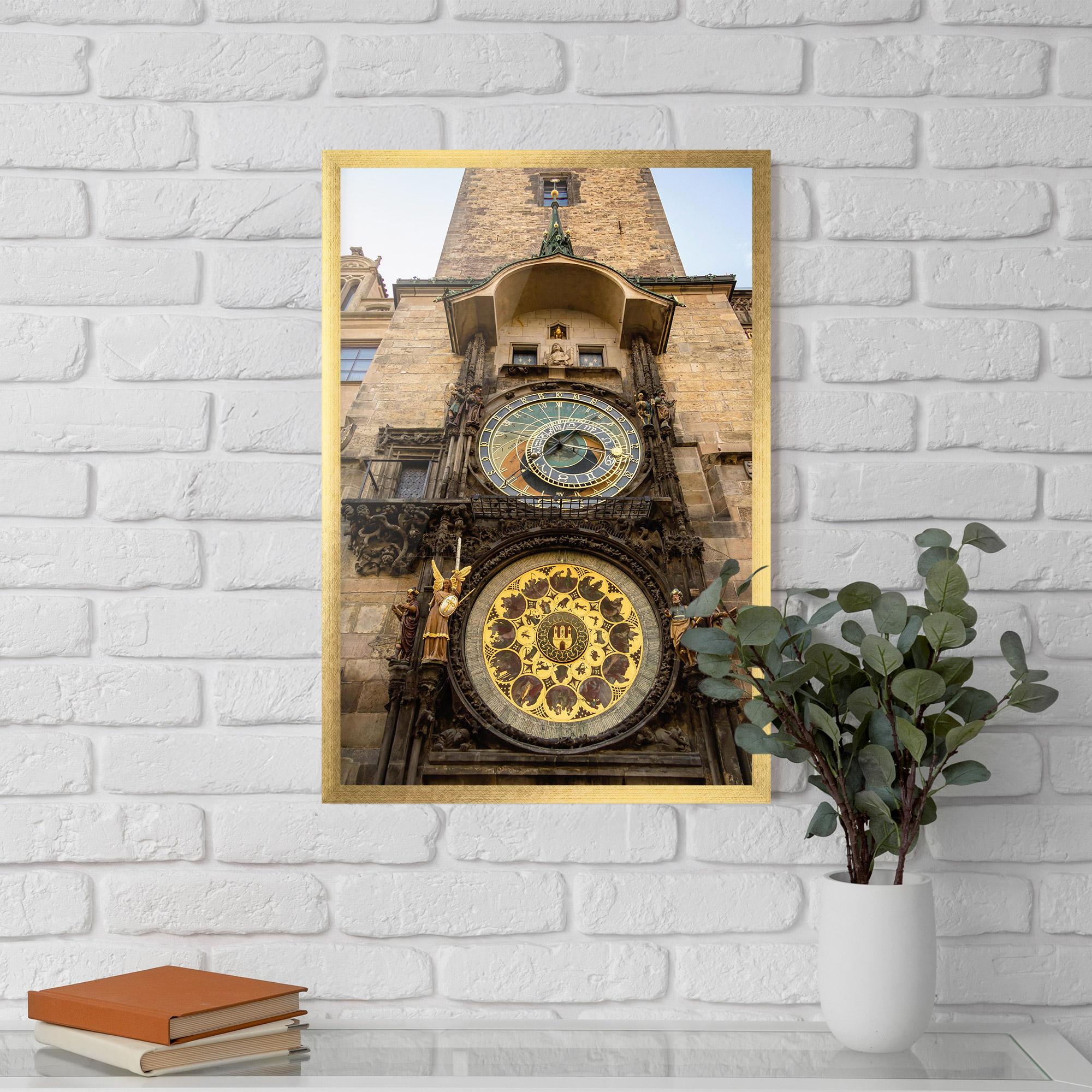 Poster Înrămat Prague Clock mockup 5