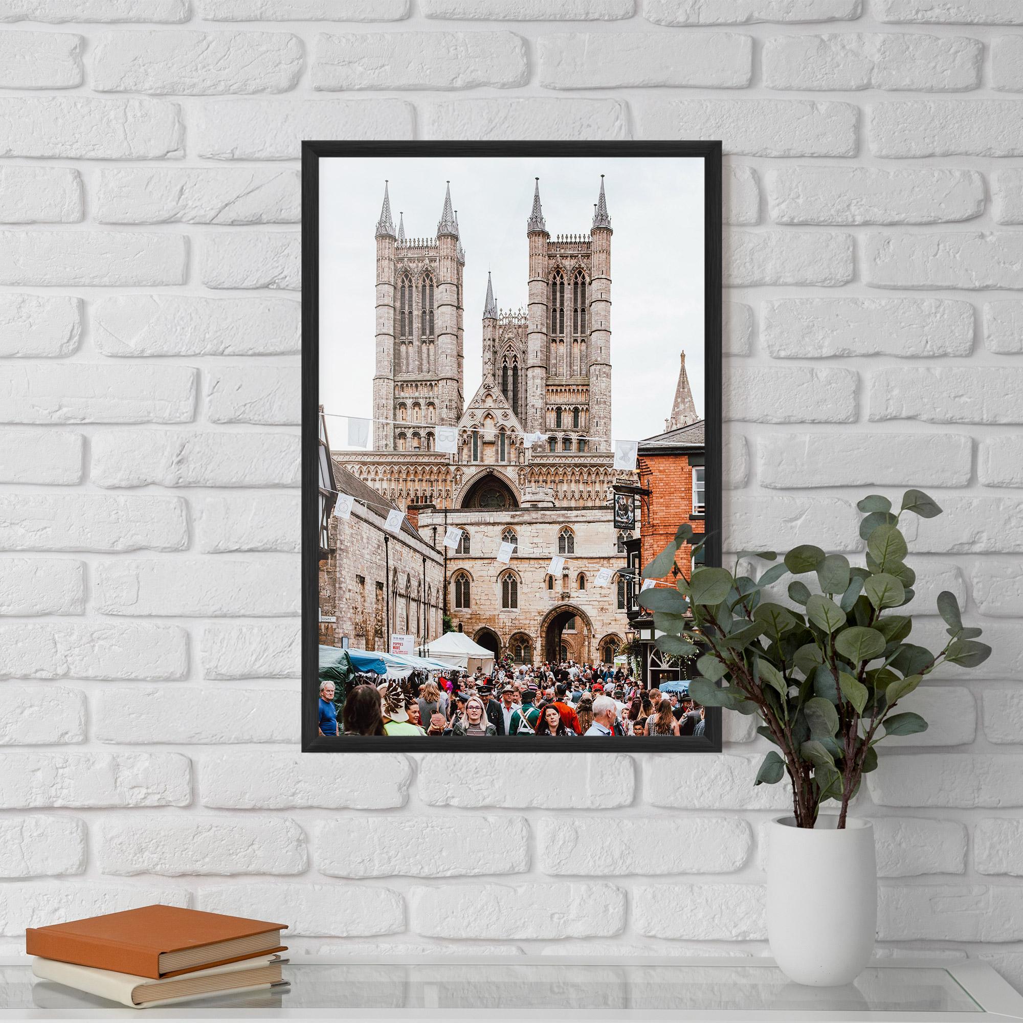 Poster Înrămat Lincoln Cathedral mockup 5