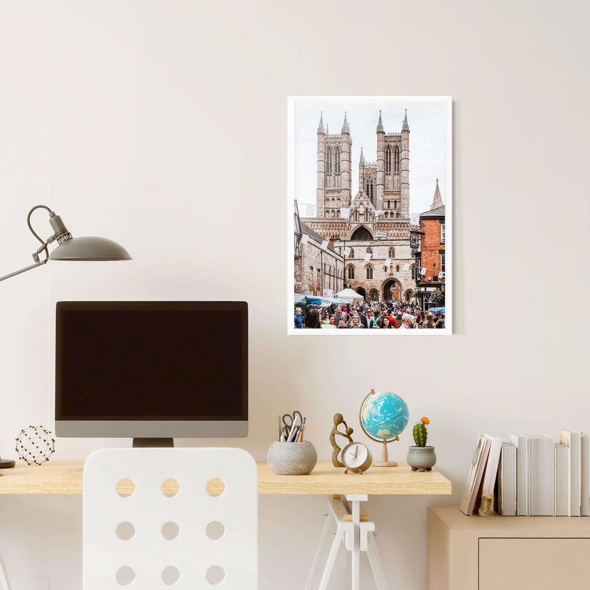 Poster Înrămat Lincoln Cathedral mockup 6