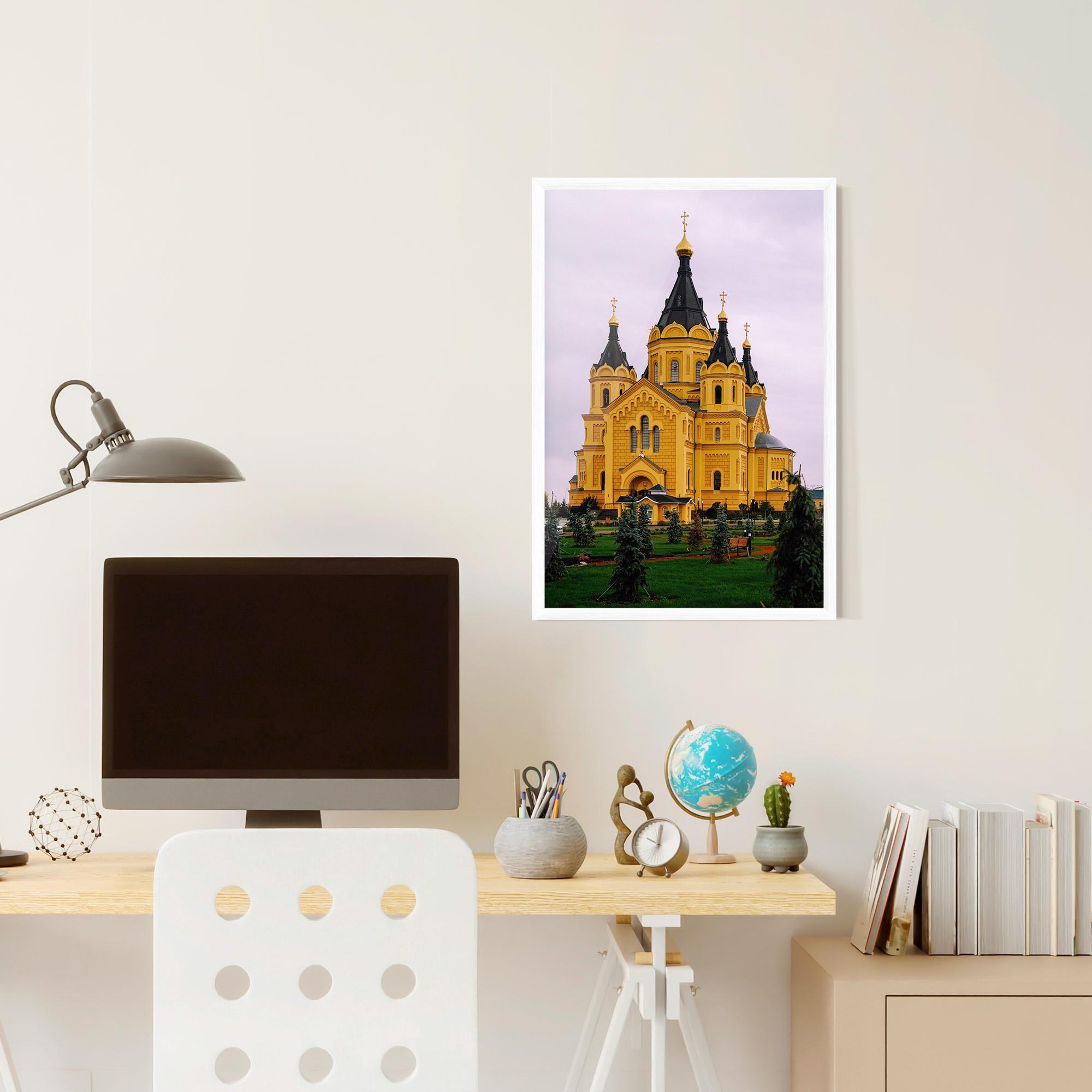 Poster Înrămat Nevsky Cathedral mockup 6
