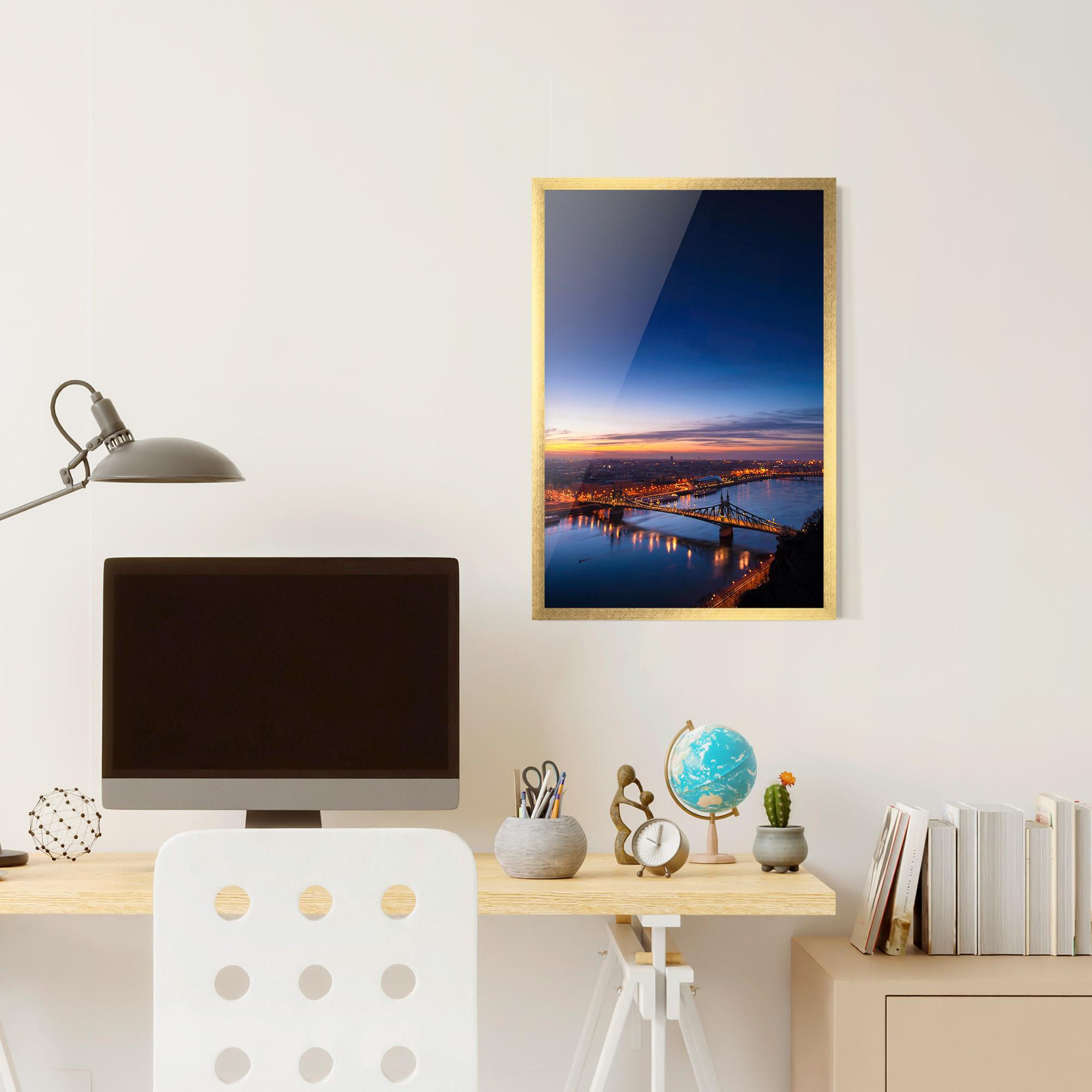 Poster Înrămat Budapest Sunset mockup 6