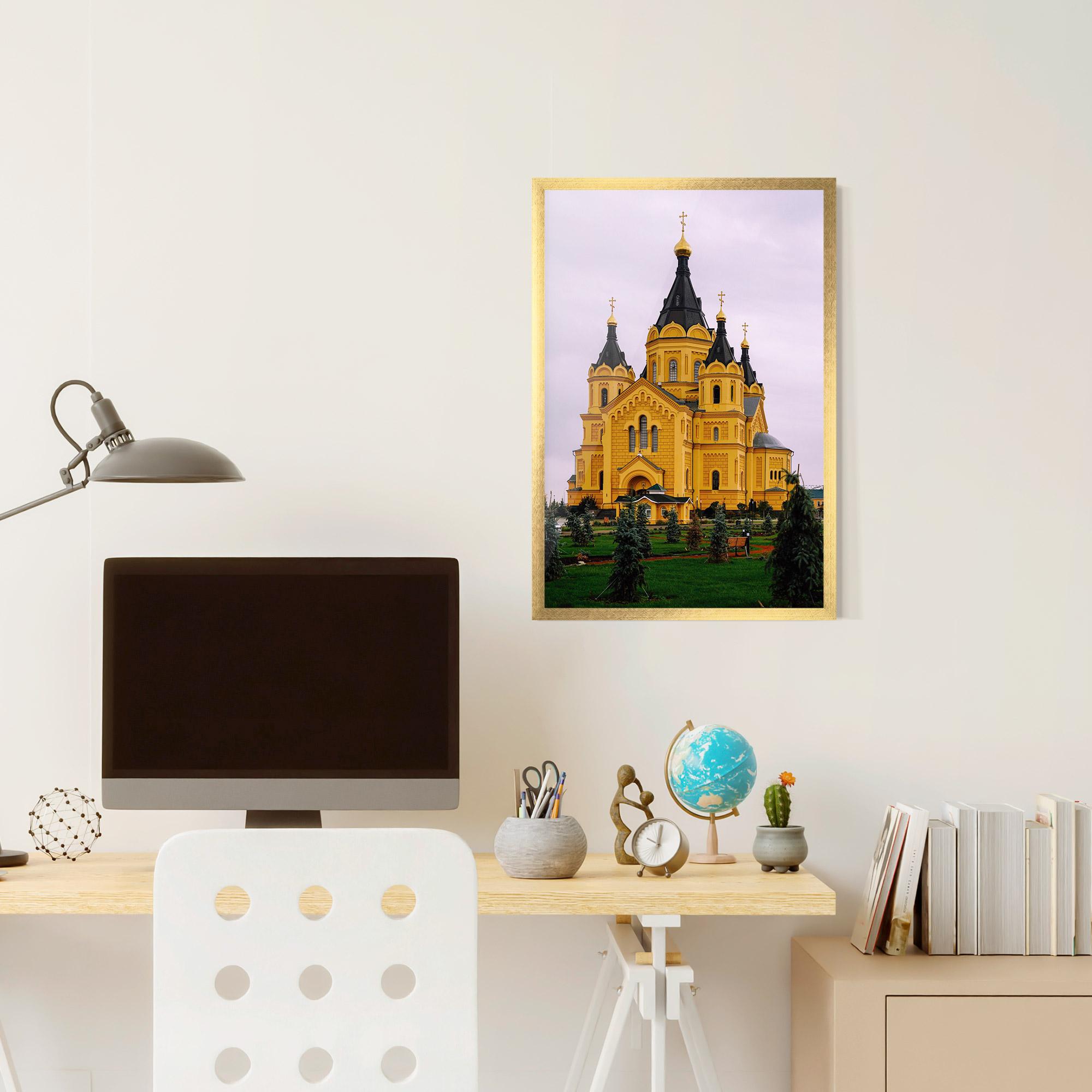 Poster Înrămat Nevsky Cathedral mockup 6